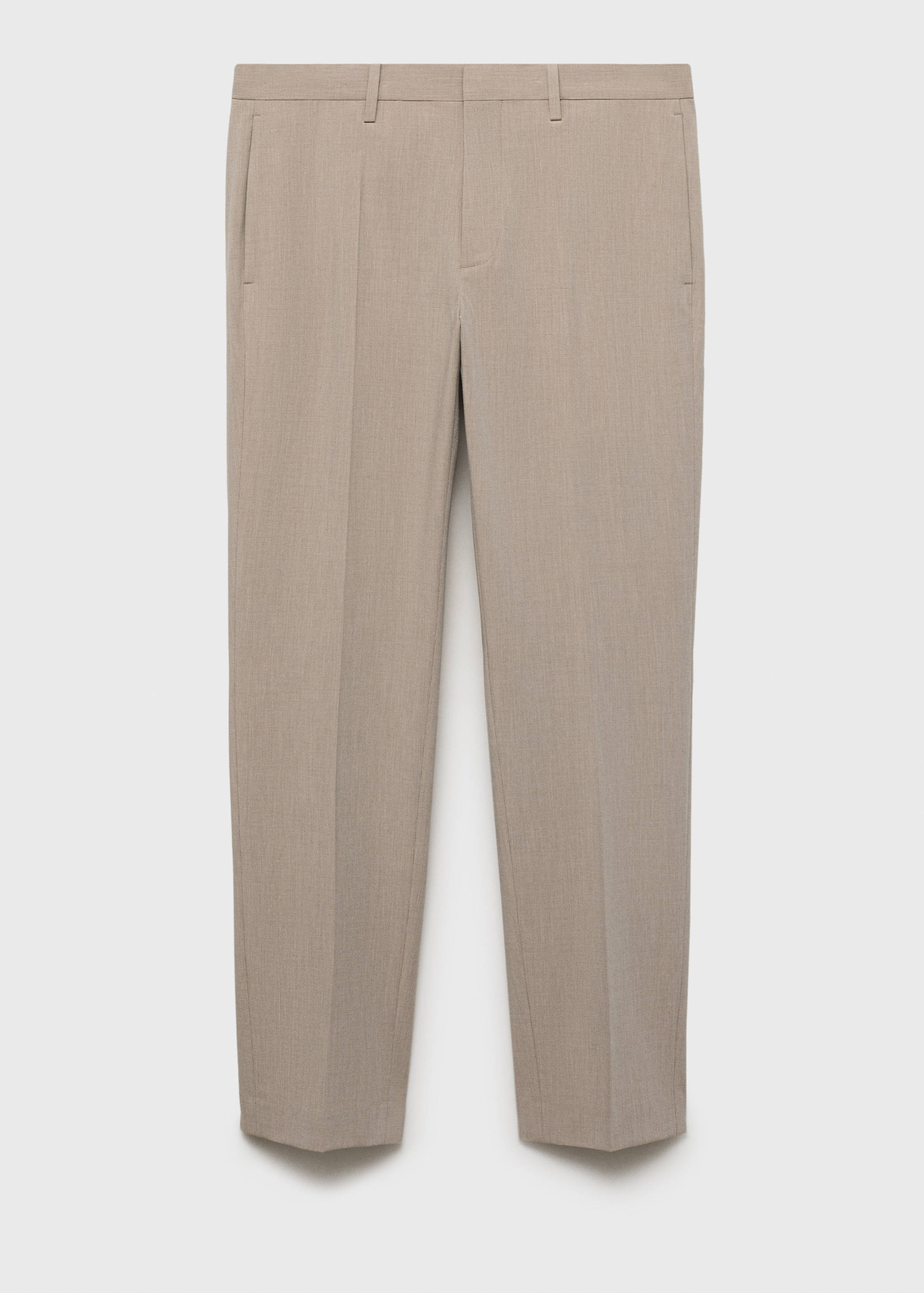 Stretch fabric super slim-fit suit trousers - Article without model