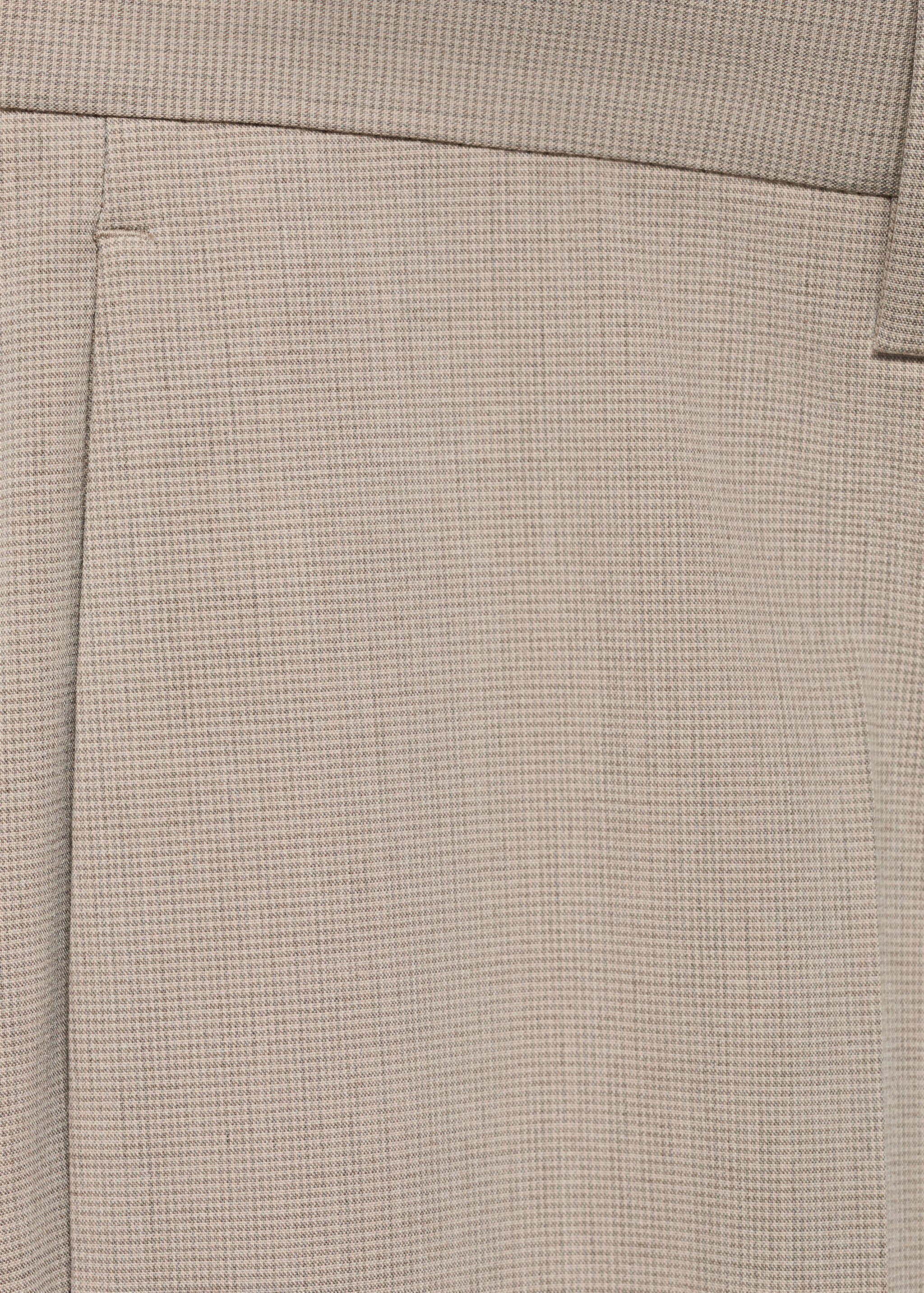 Stretch fabric super slim-fit suit trousers - Details of the article 0