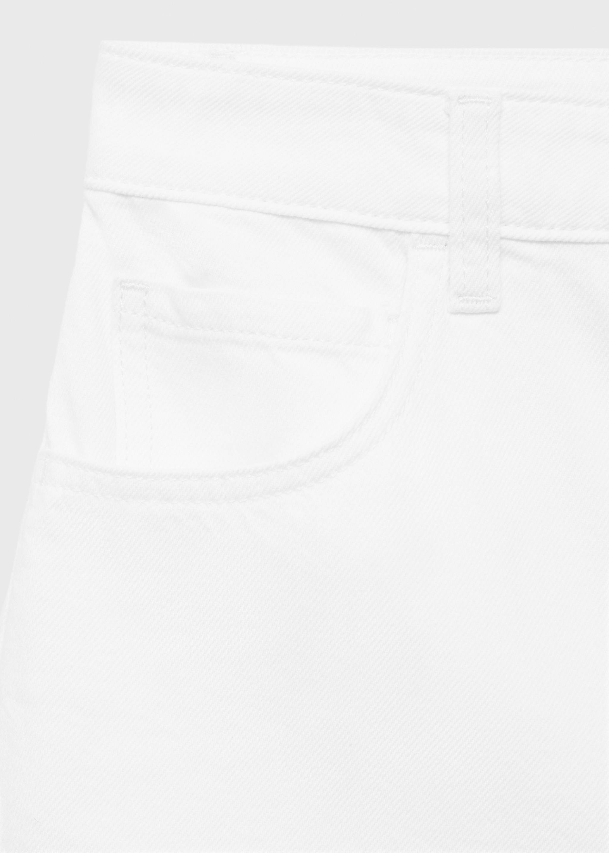 Calções de ganga retos com cintura alta - Pormenor do artigo 0