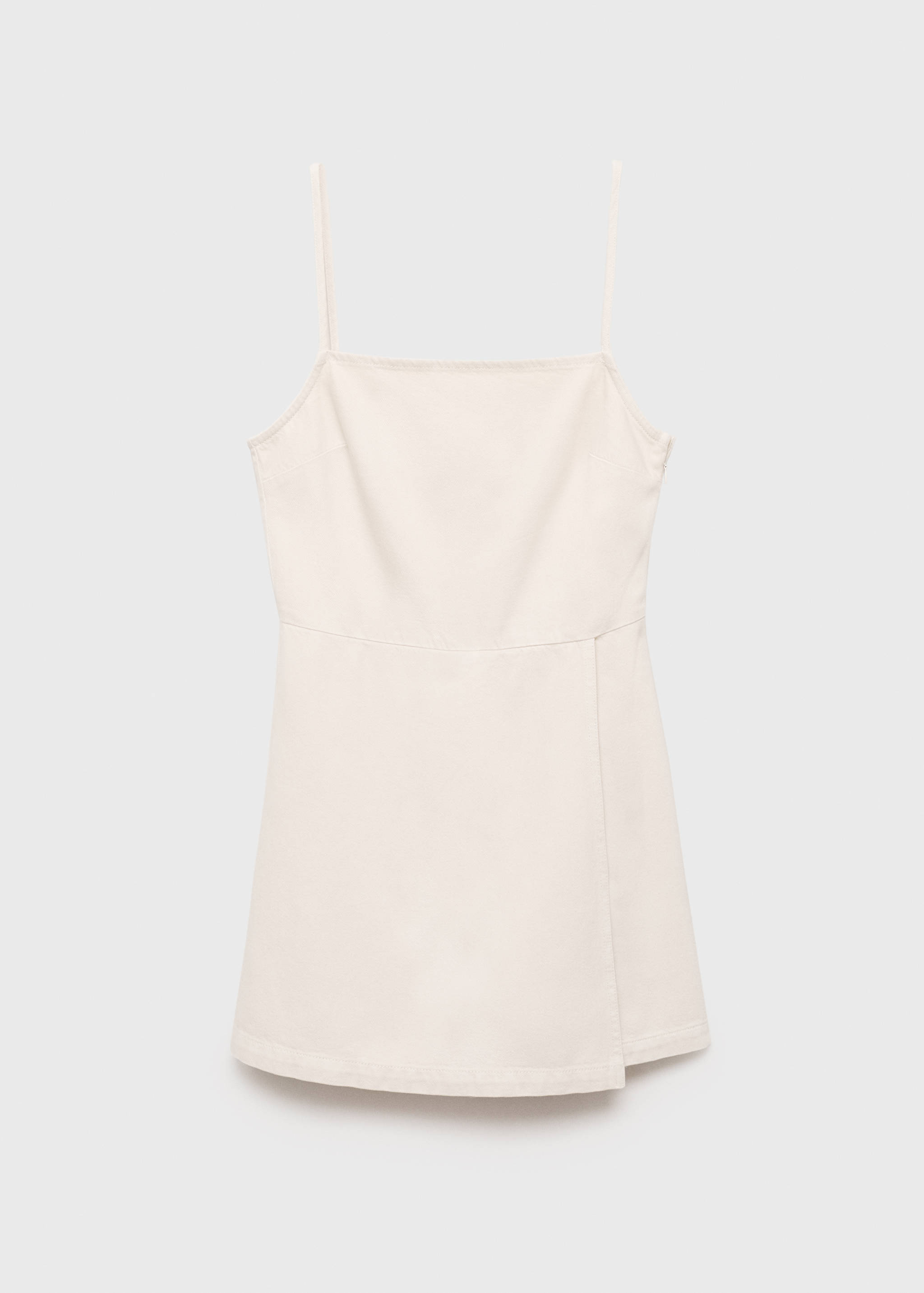 Vestido sem mangas de ganga - Artigo sem modelo