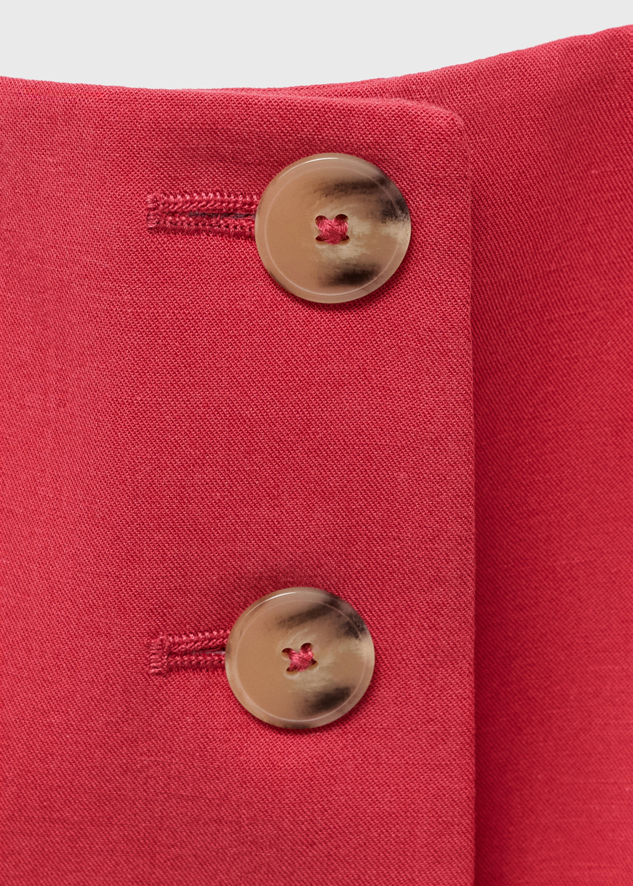 Linen-blend suit waistcoat - Details of the article 8