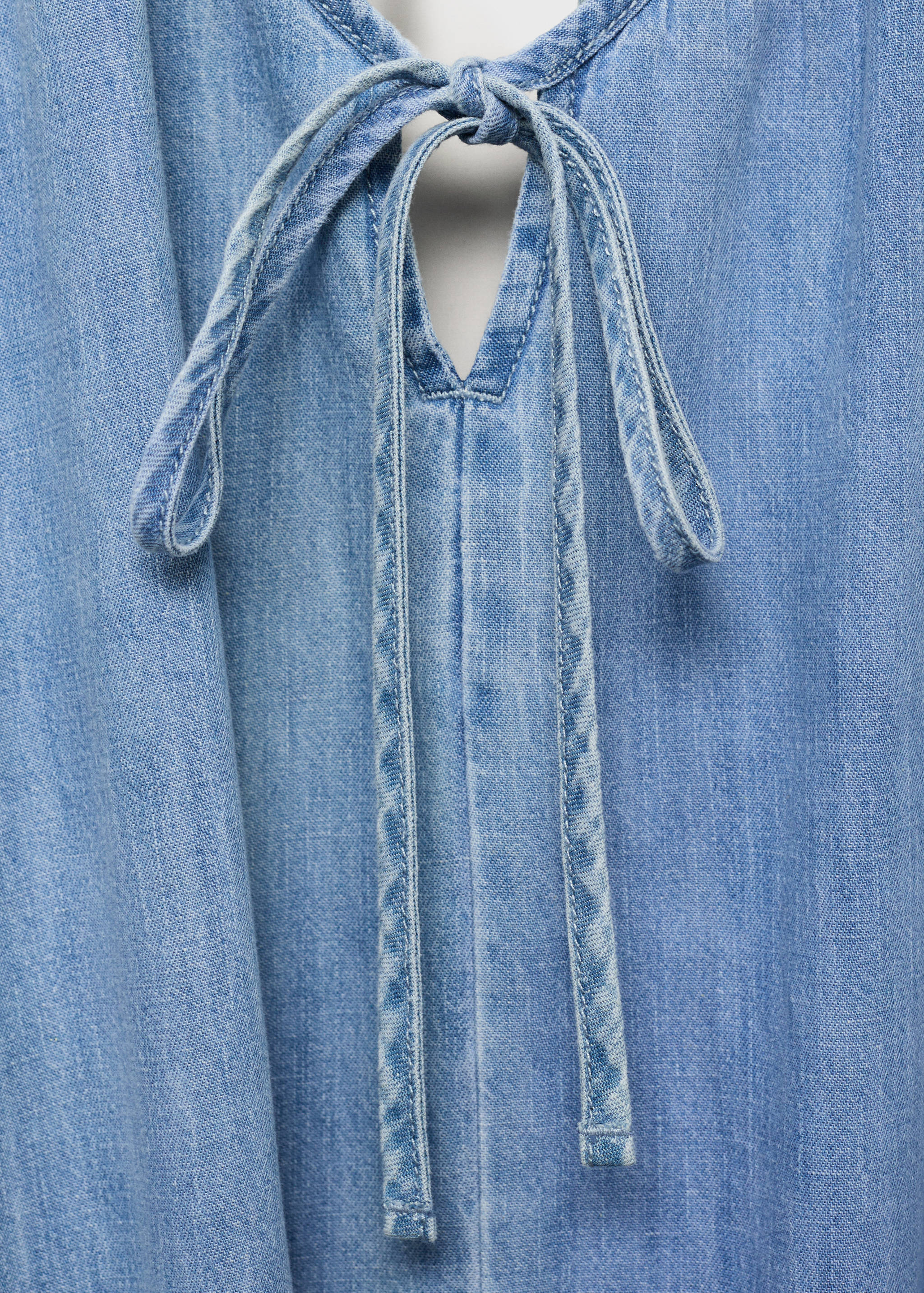 Strappy denim dress - Details of the article 8
