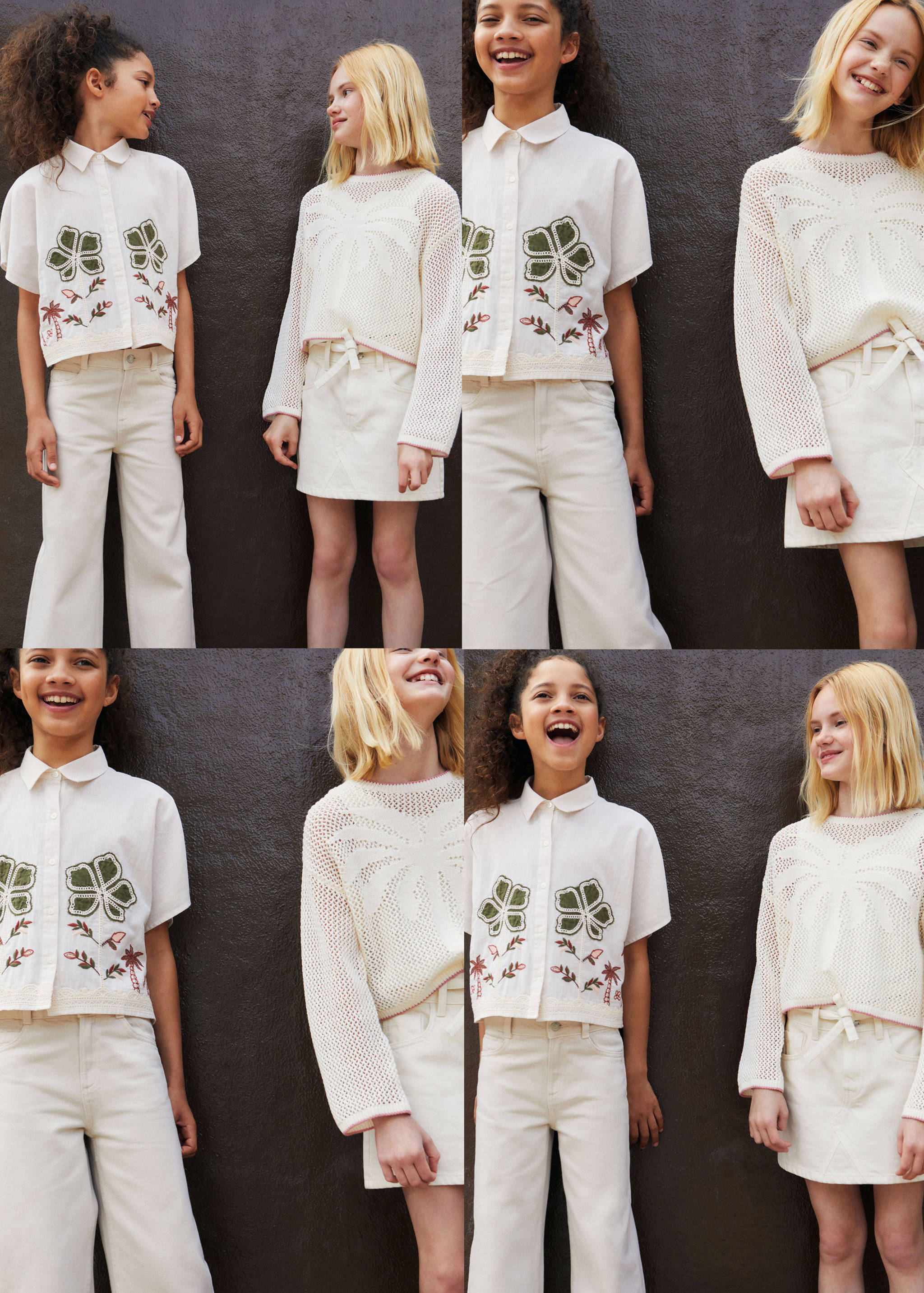 Linen shirt embroidered with flowers - Details of the article 5