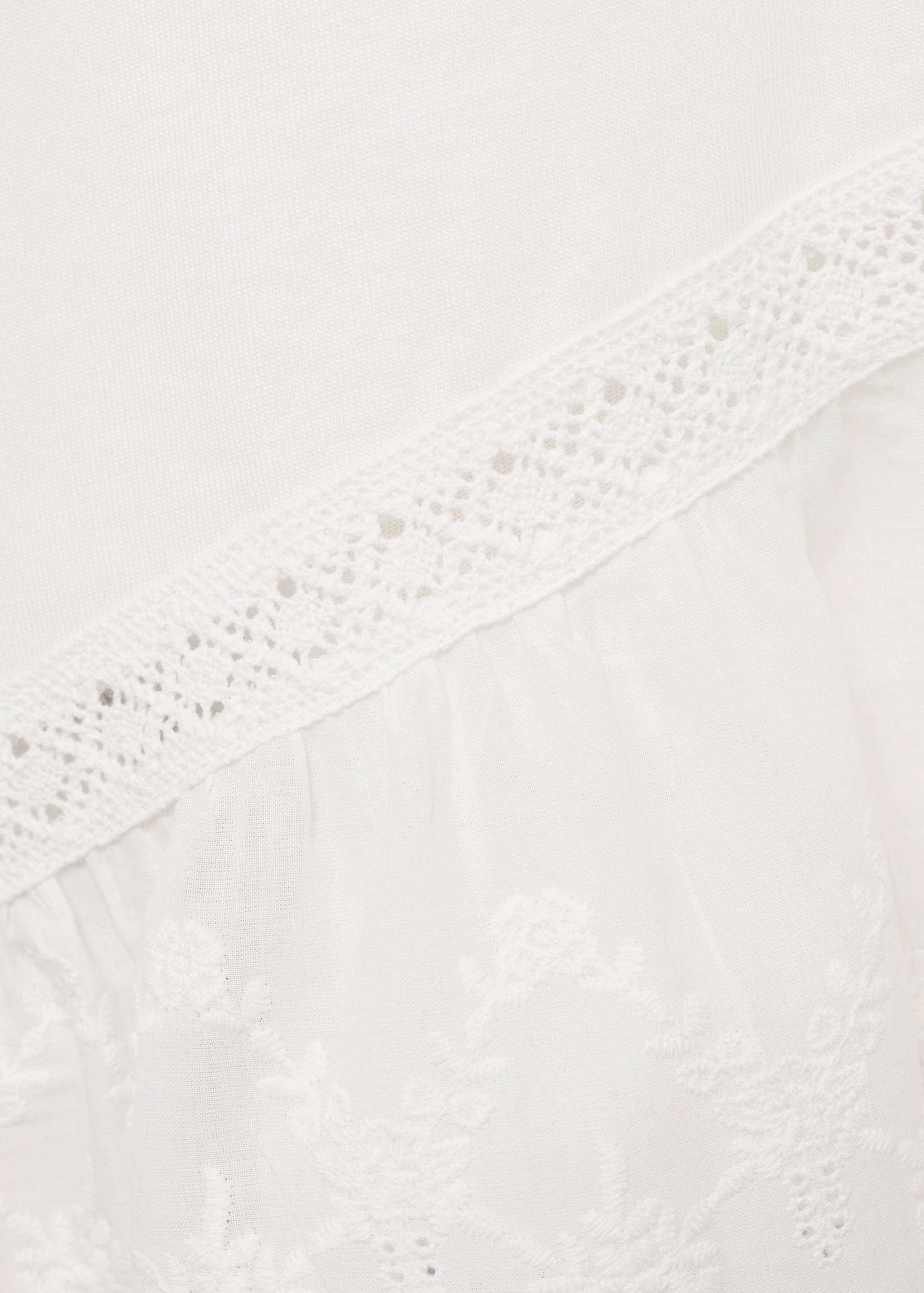 İşlemeli volanlı tişört - Ürün detayı 8