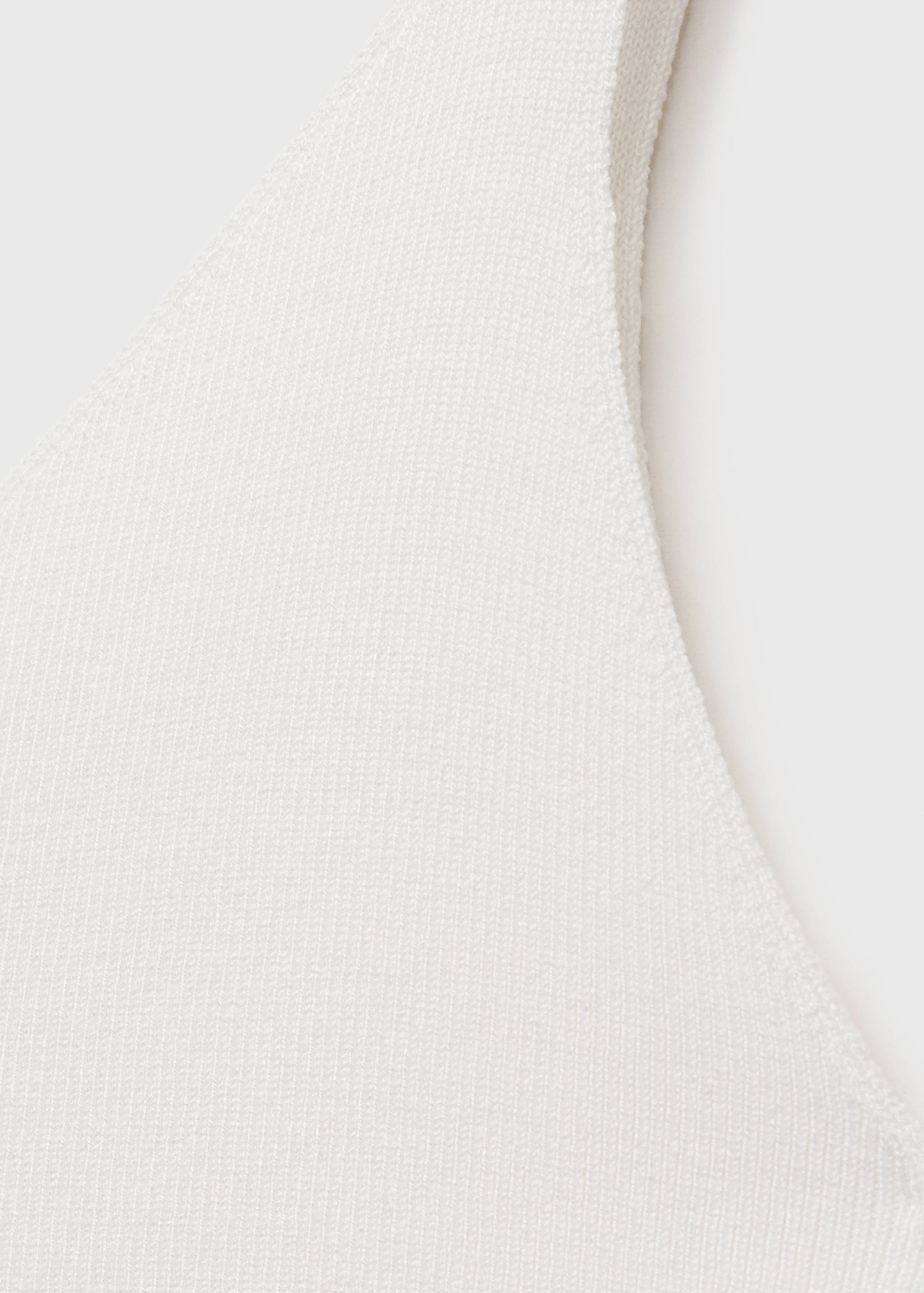 V-neck knitted top - Details of the article 8