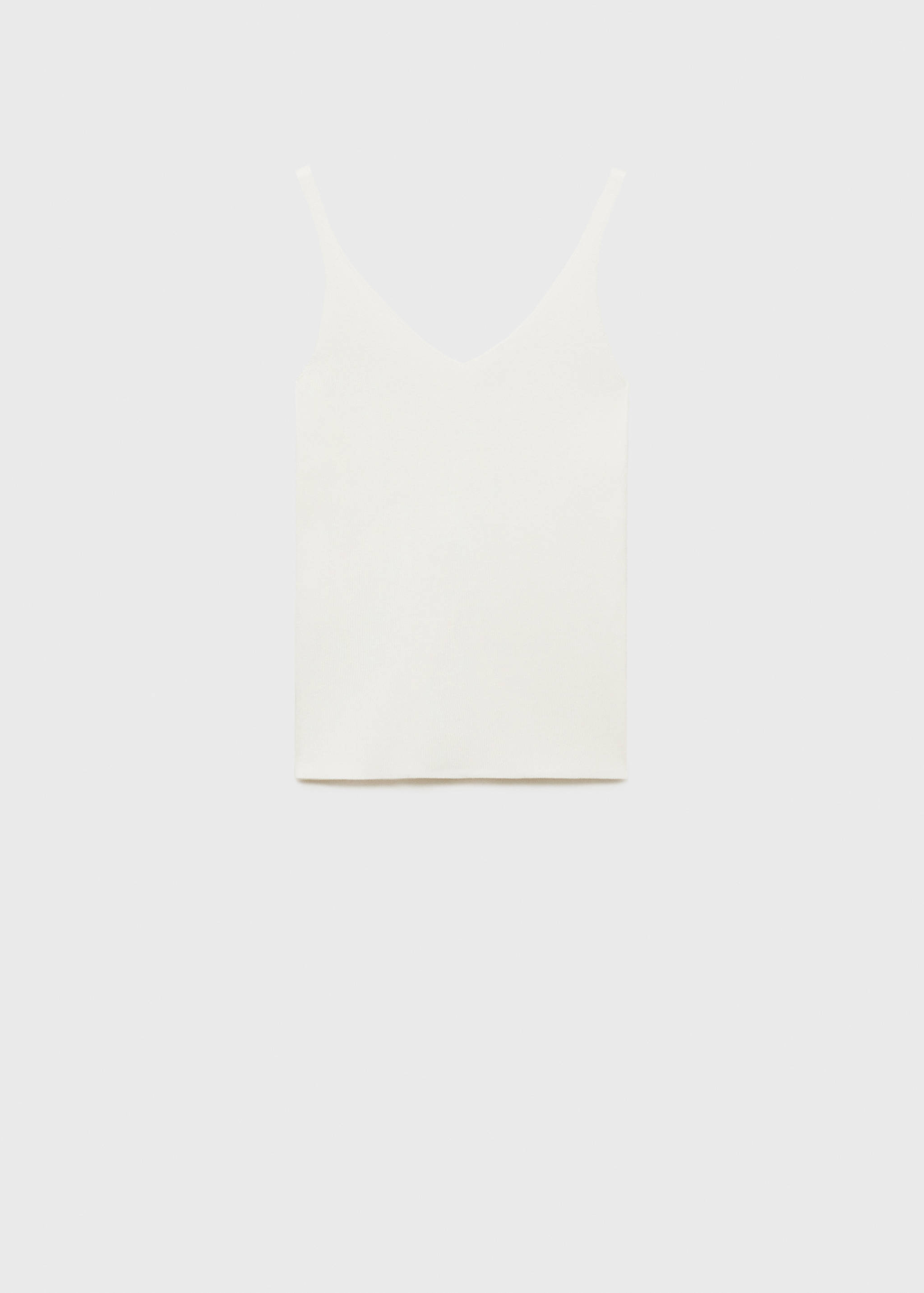 V-neck knitted top - Article without model
