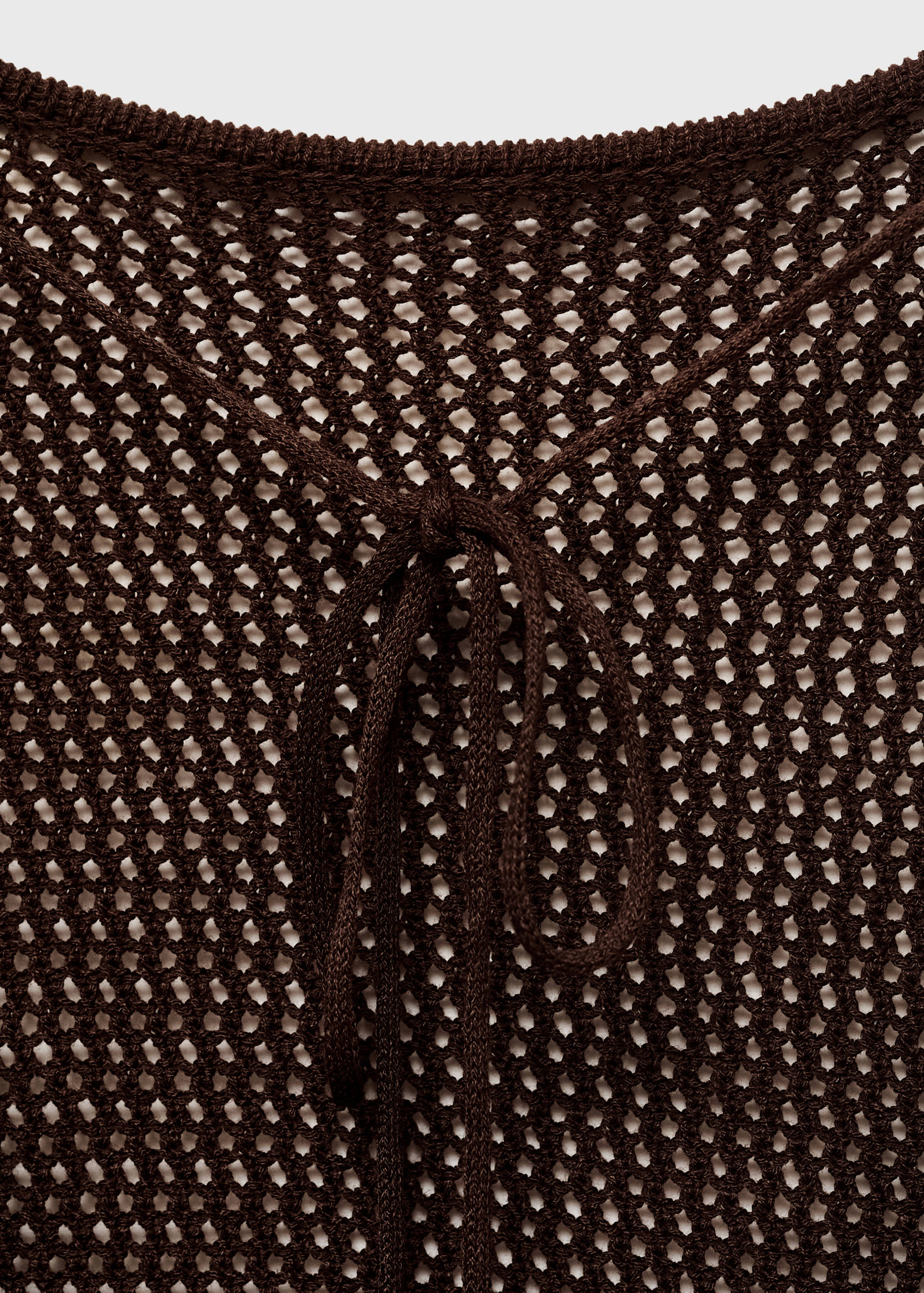 Open back crochet dress - Details of the article 0