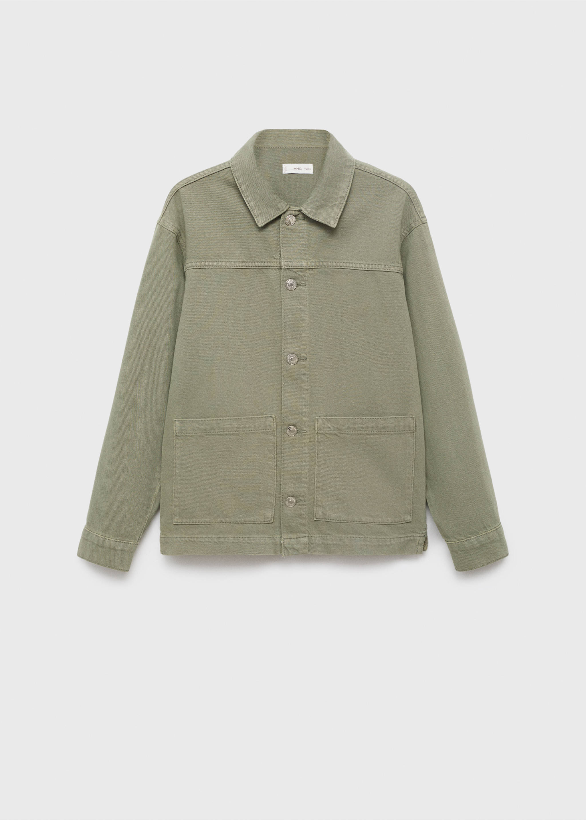 Sobrecamisa denim - Artículo sin modelo, Khaki. Ref: 17051224-00.