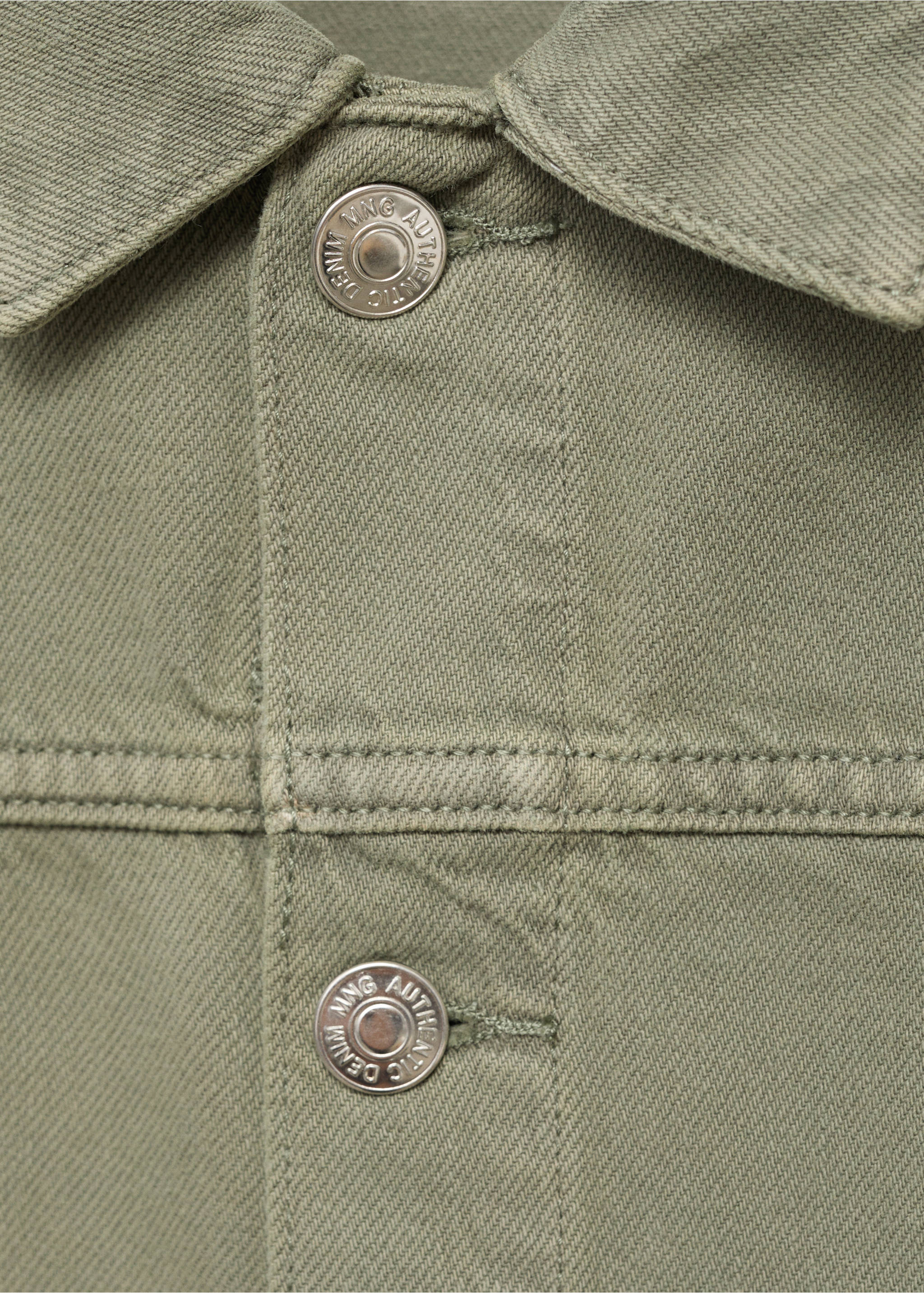 Sobrecamisa denim - Detalle del artículo 8, Khaki. Ref: 17051224-00.