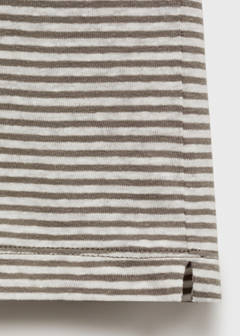 Striped slim-fit linen t-shirt — Off White 8