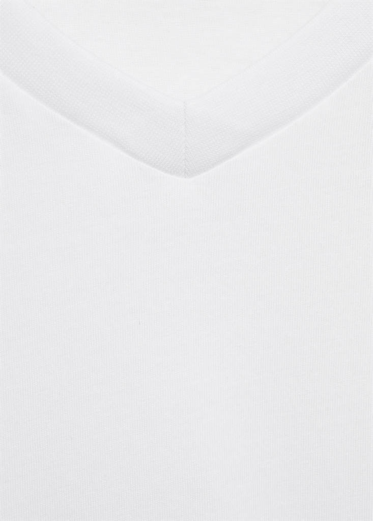V-neck T-shirt — White
