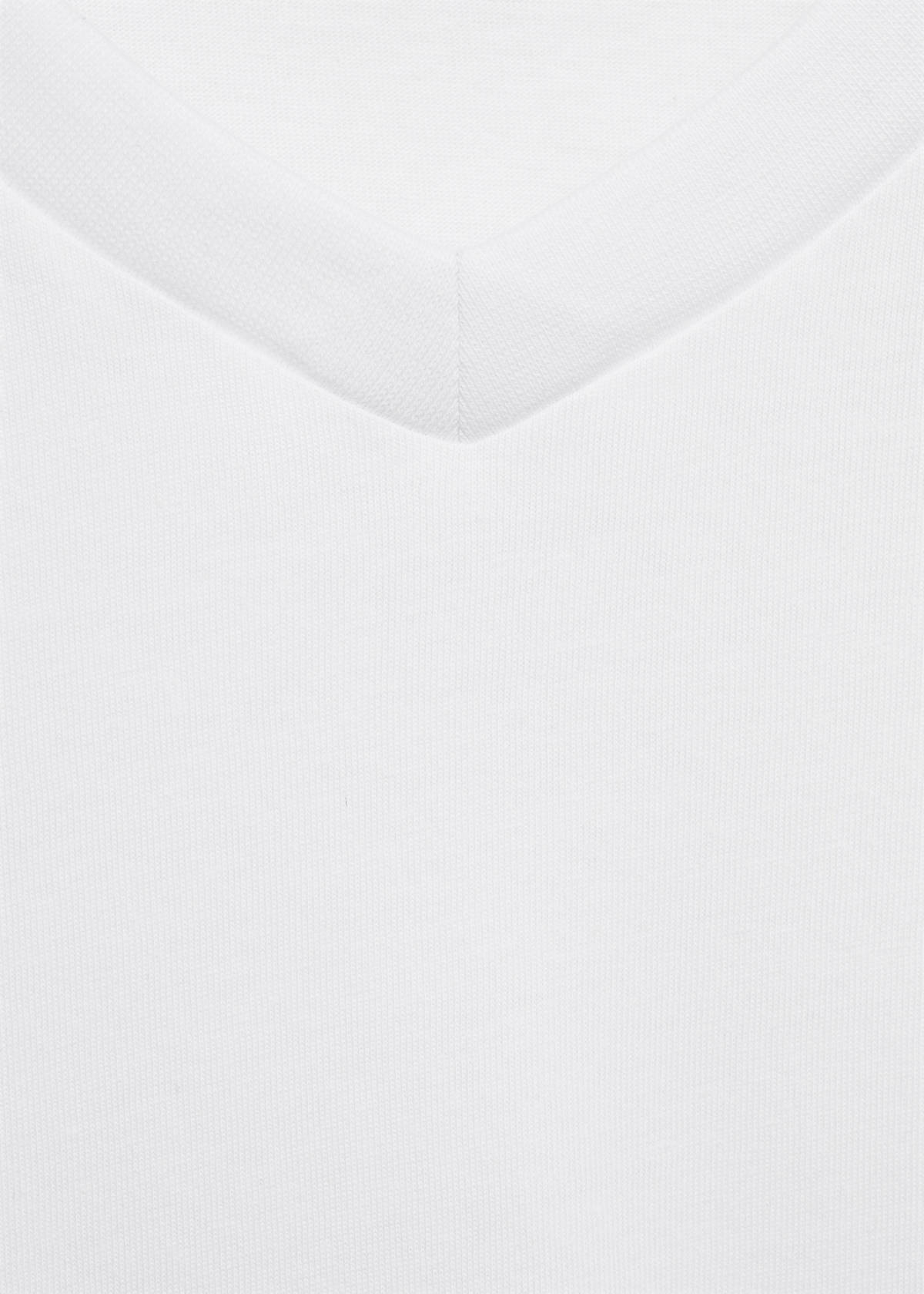 V-neck T-shirt — White