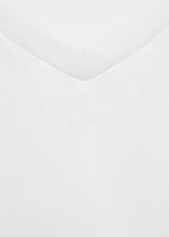 V-neck T-shirt — White 7
