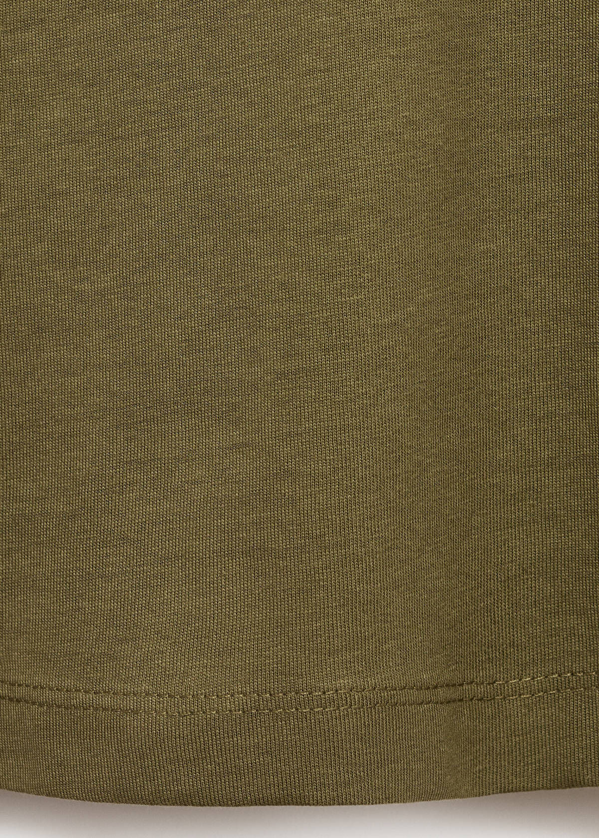 V-neck T-shirt — Olive Green