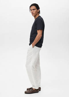 V-neck T-shirt — Dark Navy 5
