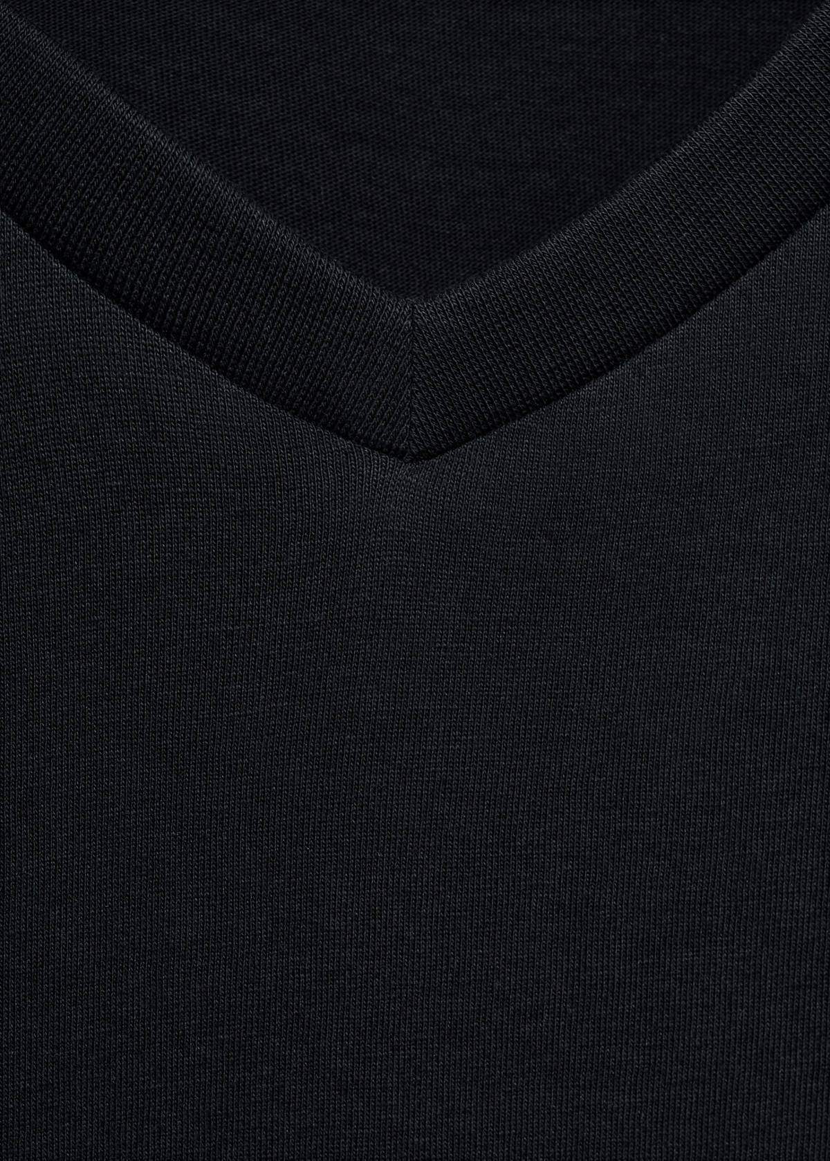 V-neck T-shirt — Dark Navy