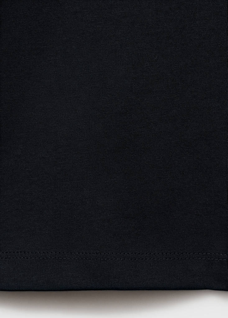 V-neck T-shirt — Dark Navy