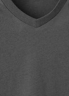V-neck T-shirt — Charcoal 8