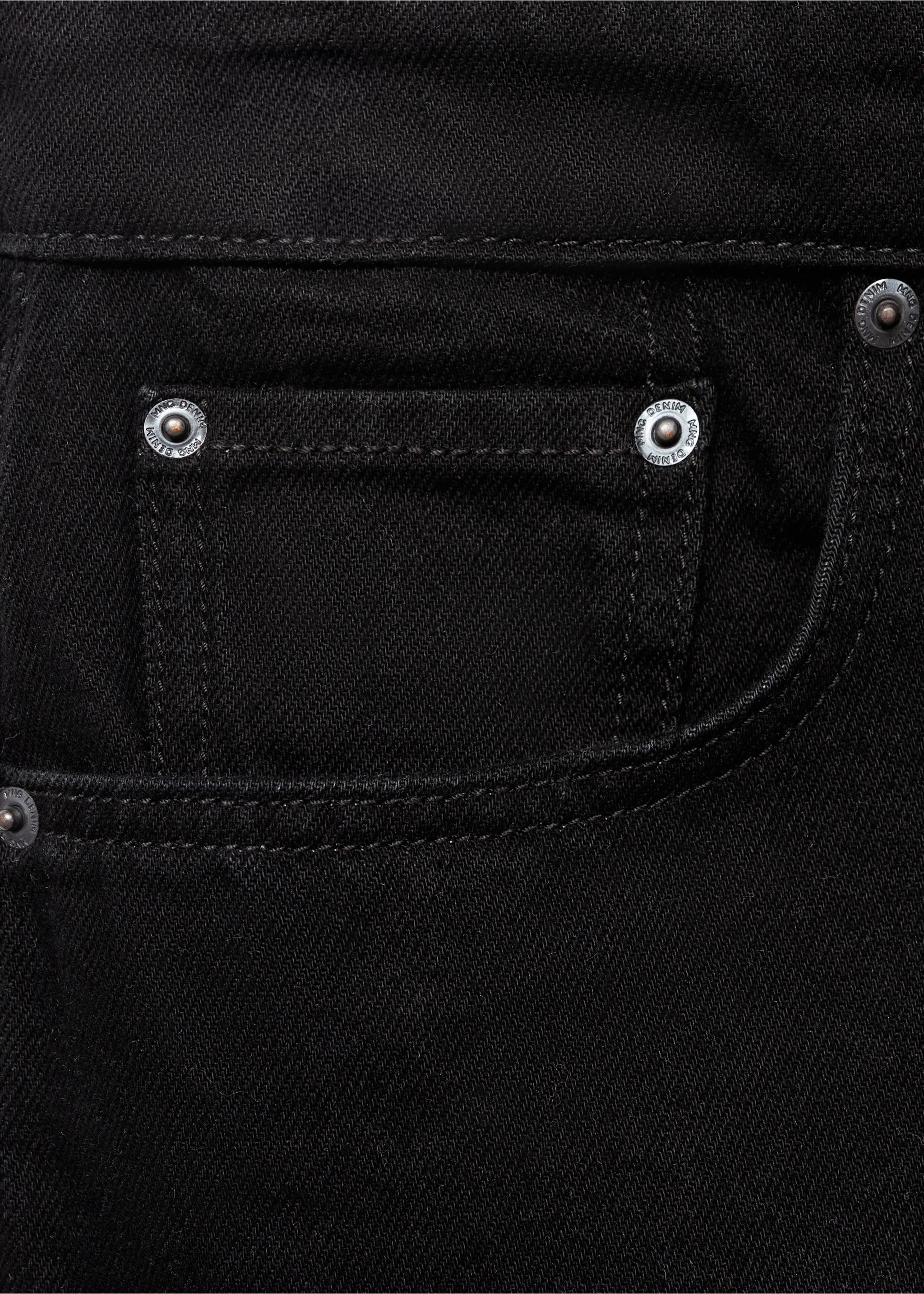 Regular fit jean bermuda şort - Ürün detayı 0, Siyah denim. Ref: 17051231-00.