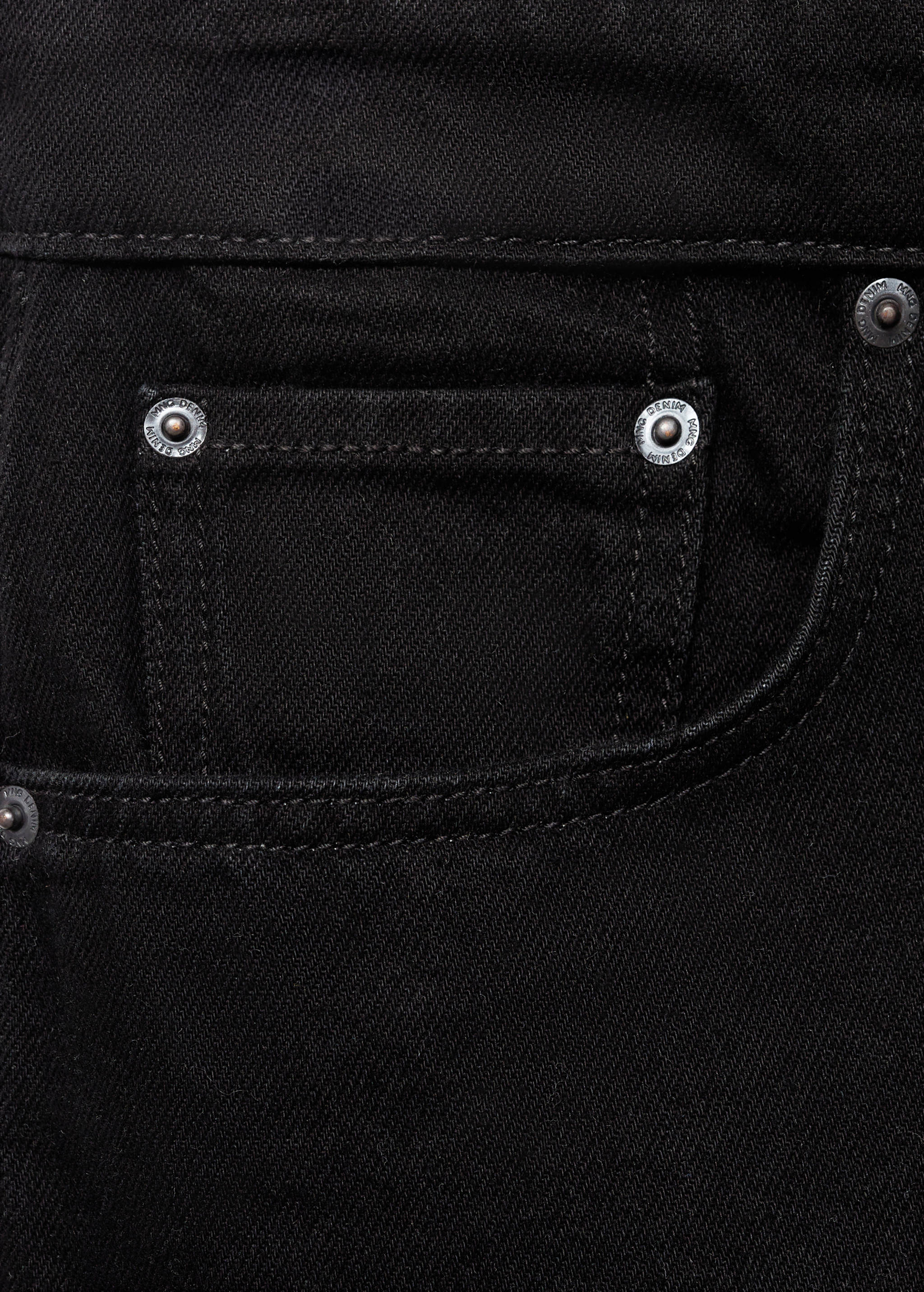 Regular-fit denim shorts - Details of the article 0