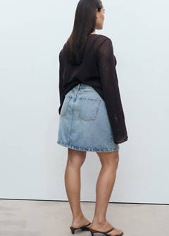 Short denim skirt — Medium Blue 7