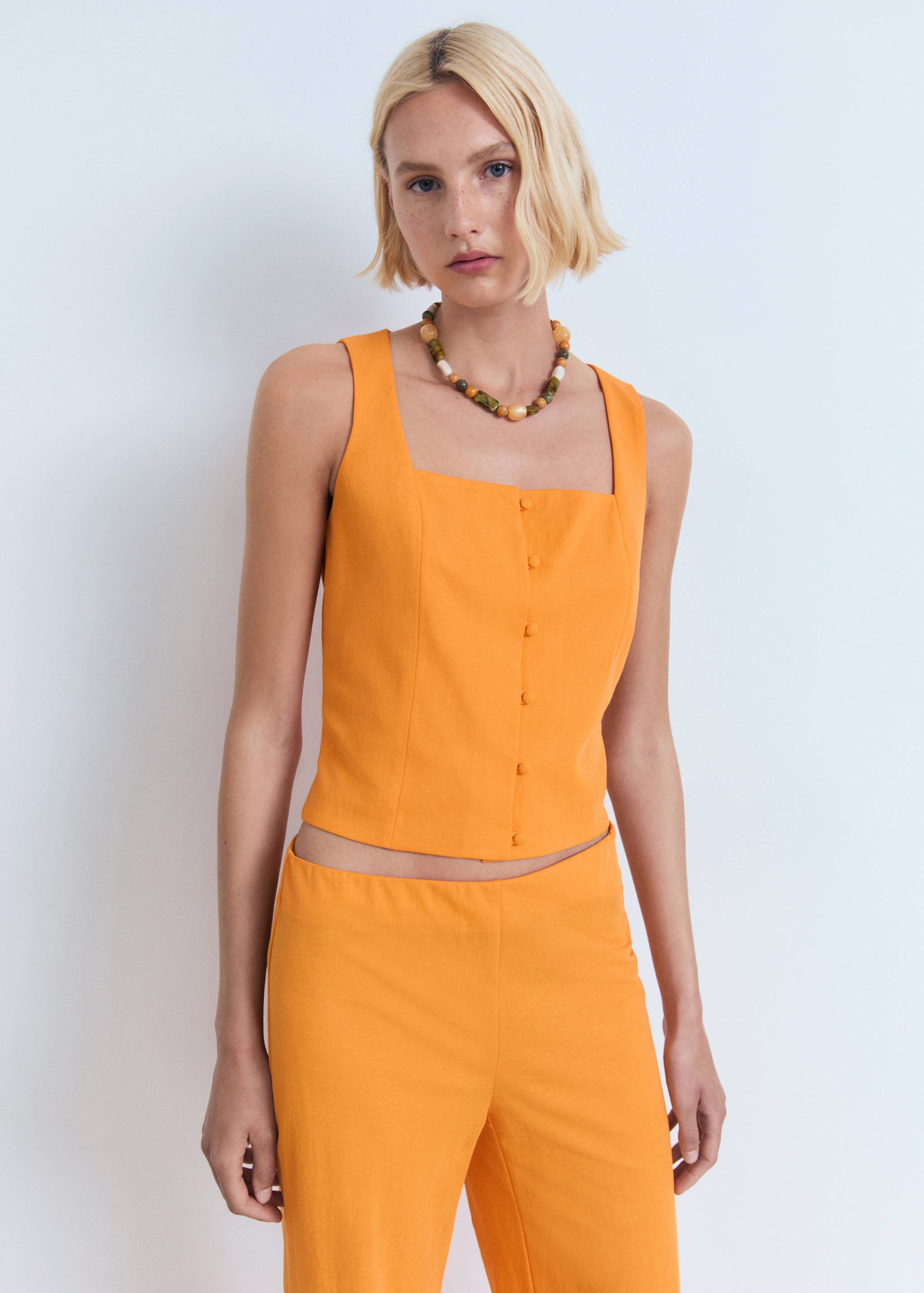 Παντελόνι ίσια γραμμή ριχτό - Λεπτομέρεια του προϊόντος 1