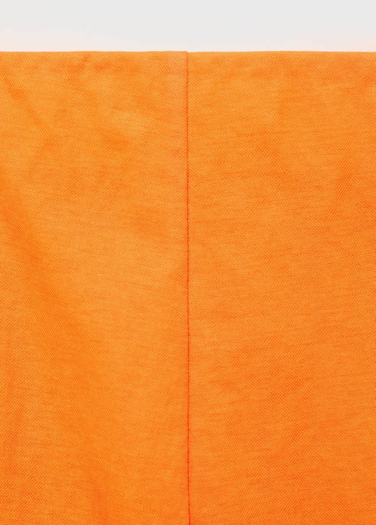 Flowy straight-fit trousers — Orange