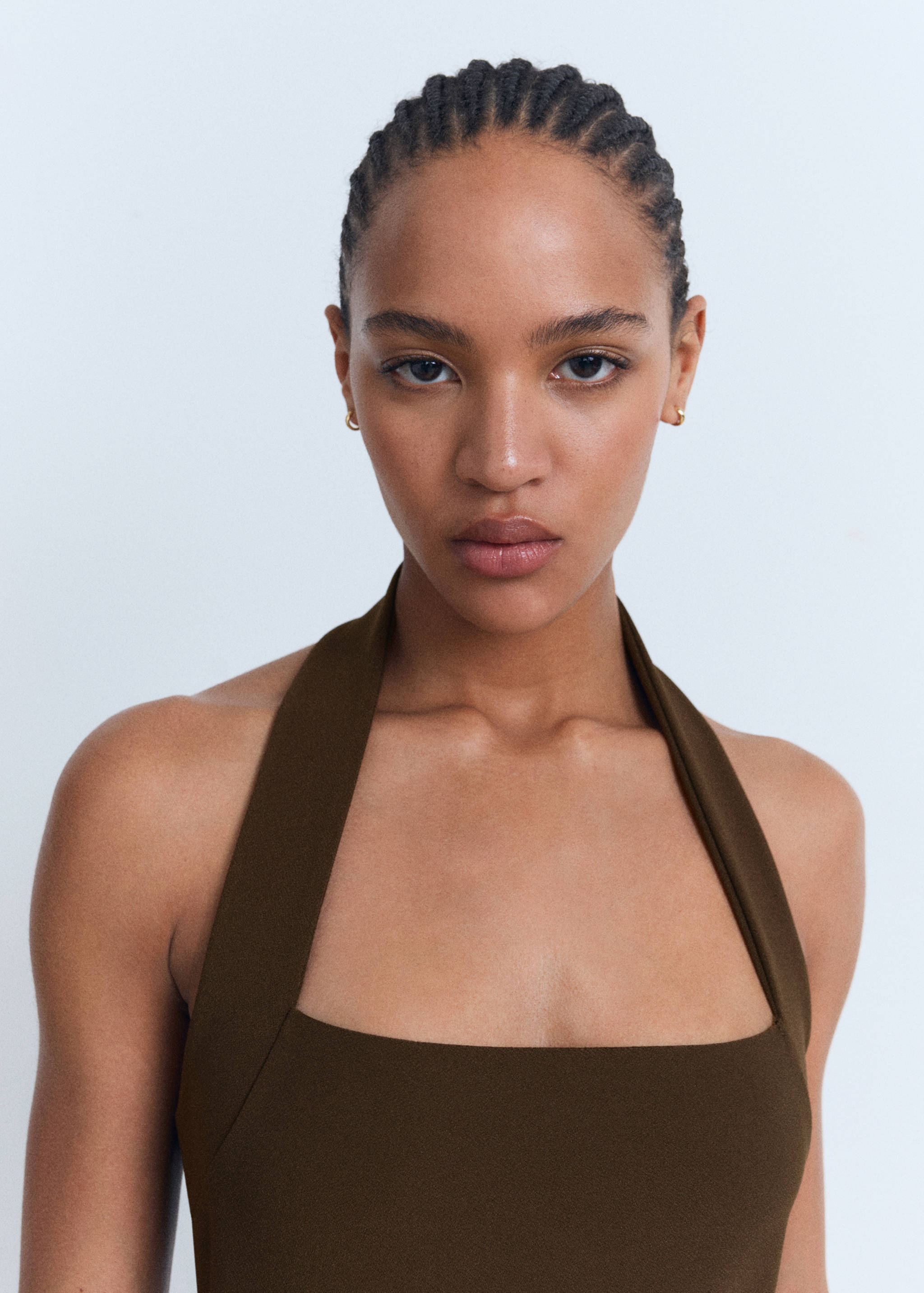 Lång klänning med halterneck - Detaljer om artikeln 6