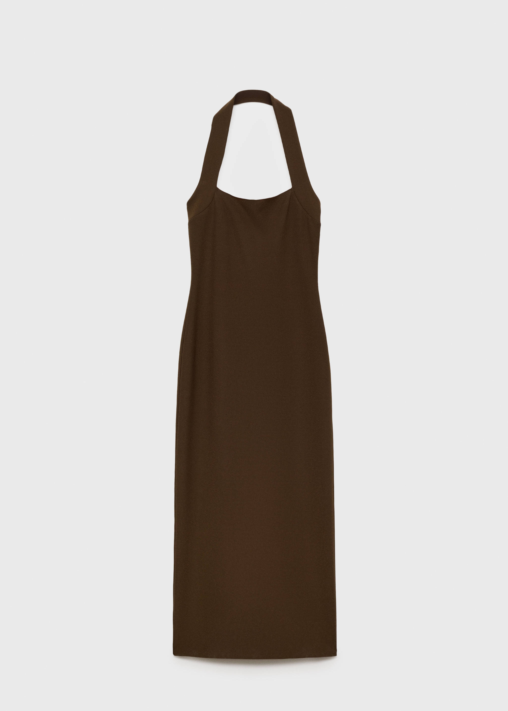 Vestito lungo collo halter - Articolo senza modello