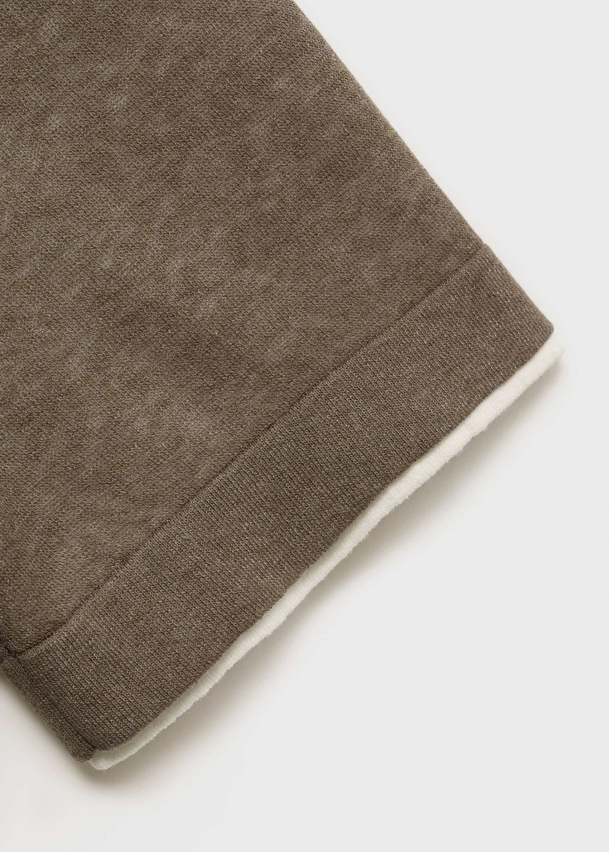 Contrasting cotton-blend T-shirt - Details of the article 8