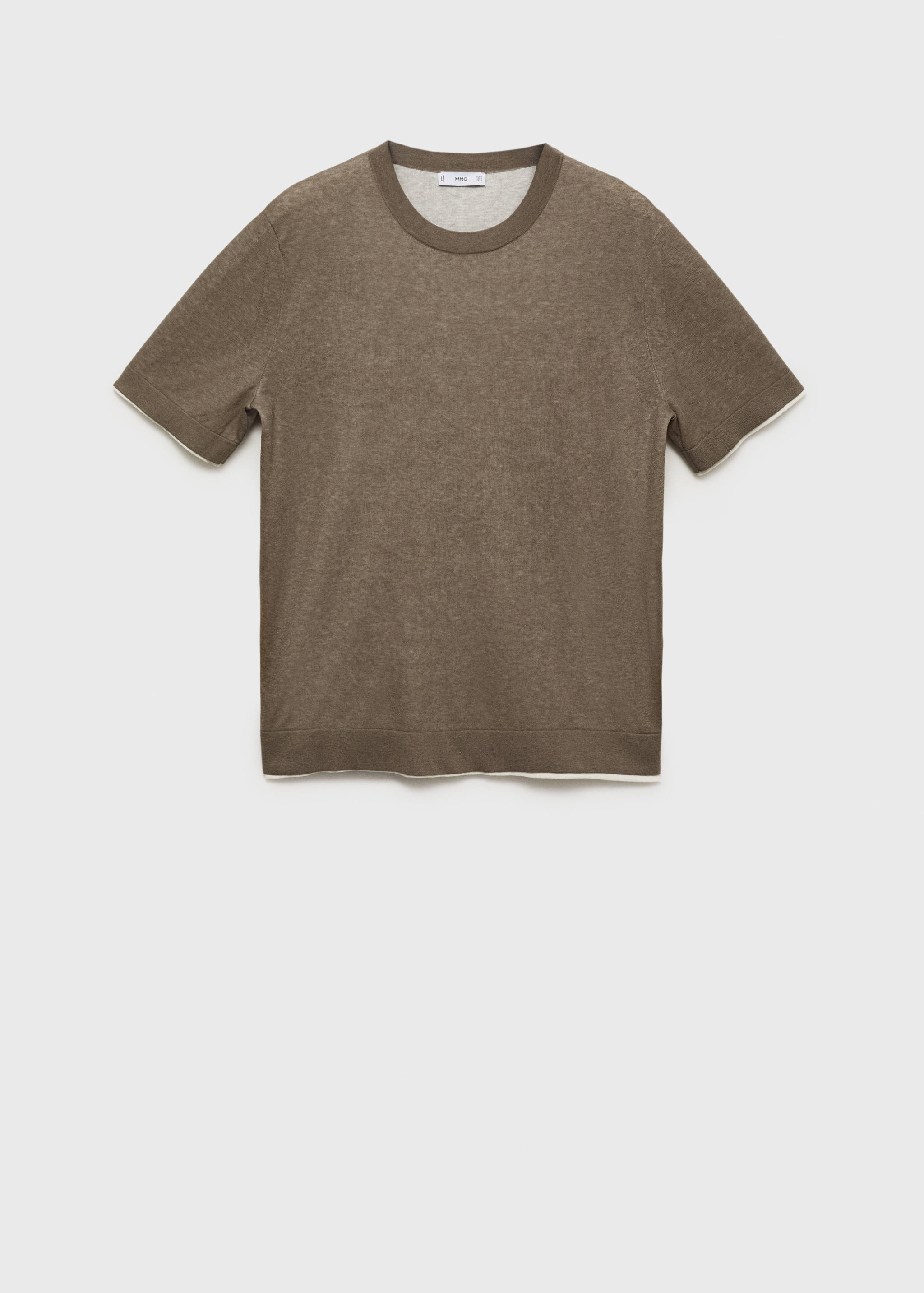 Camiseta combinada algodón - Artículo sin modelo