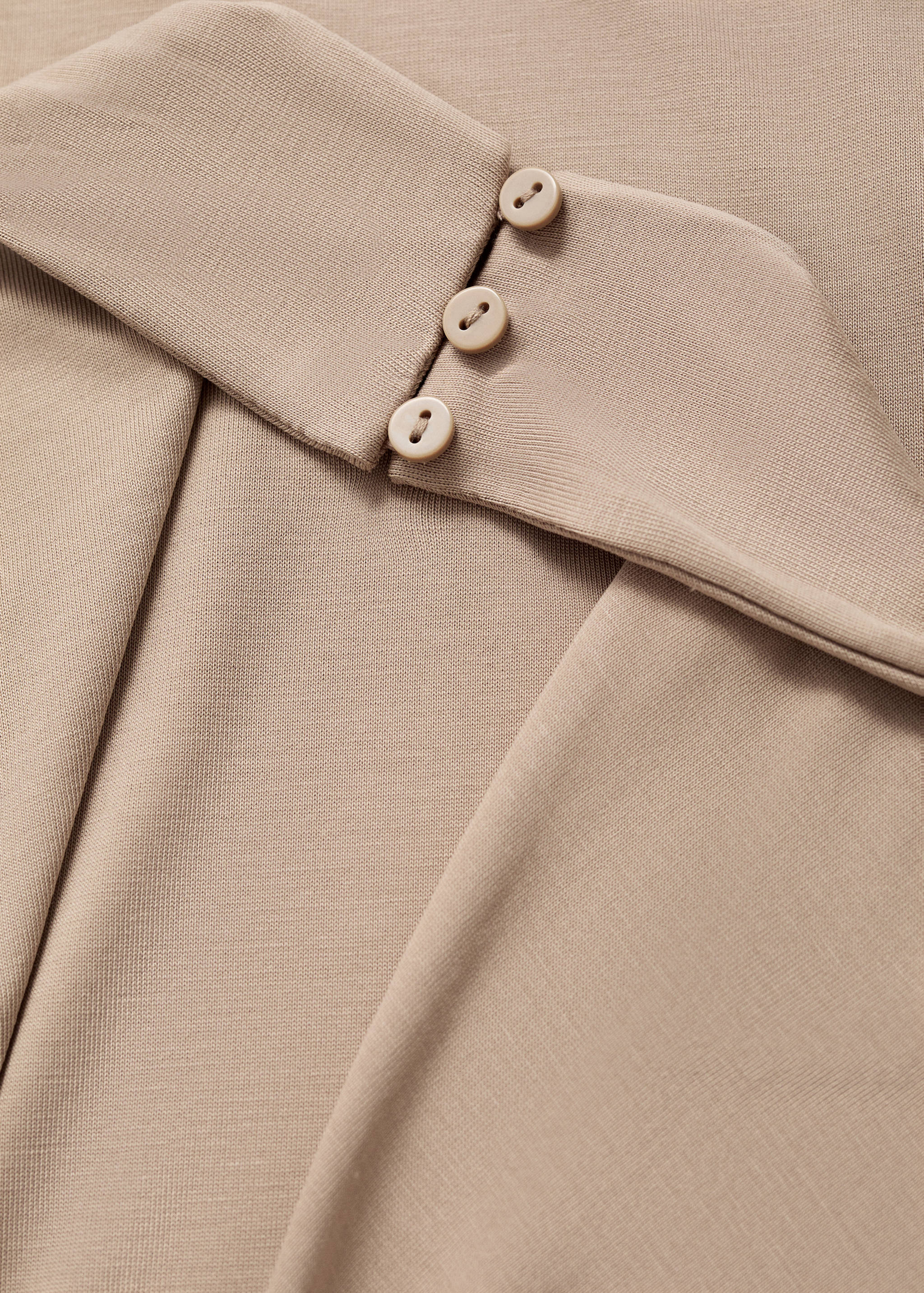 Long halter wrap dress - Details of the article 0