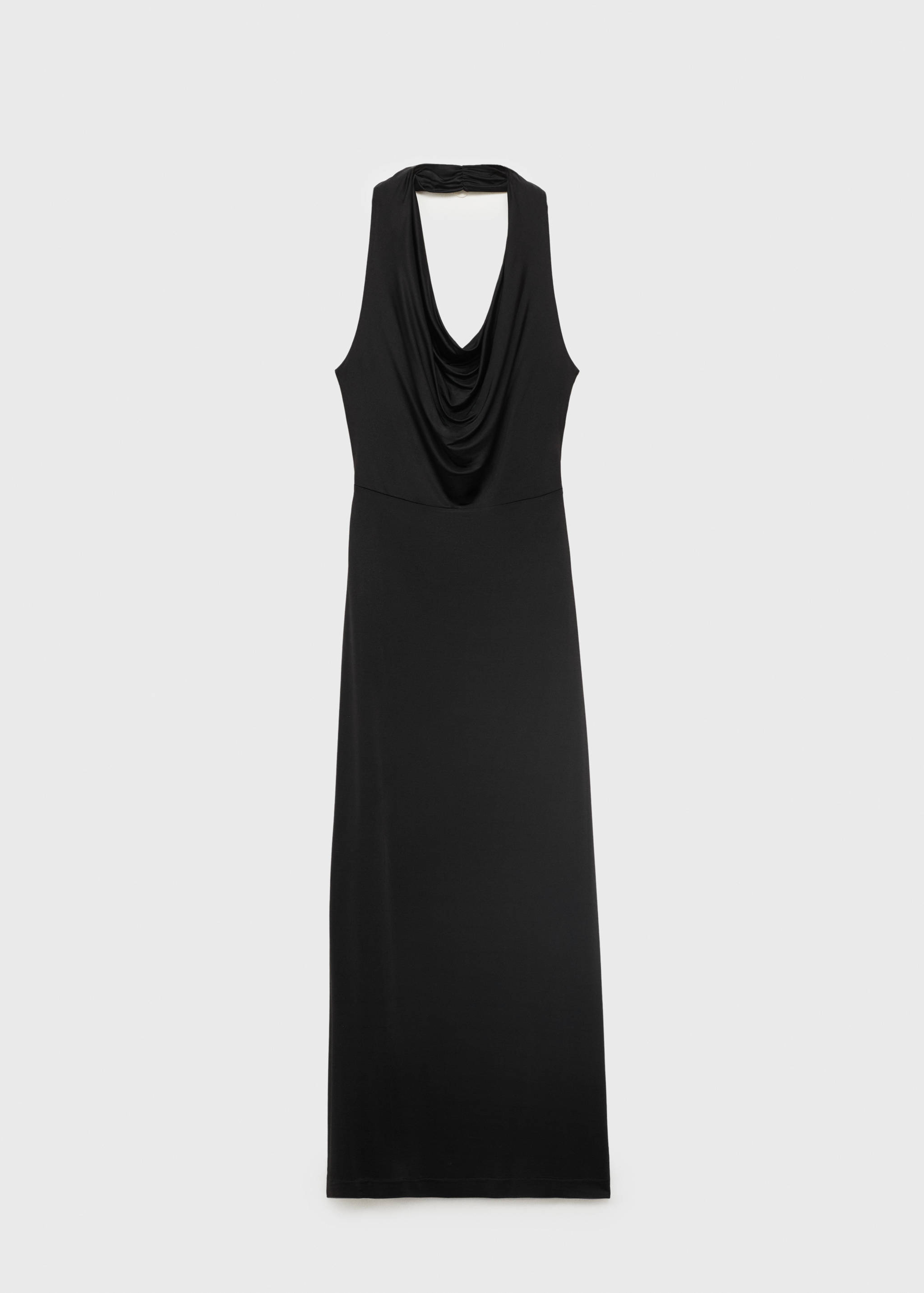 Draped open-back dress - Article without model