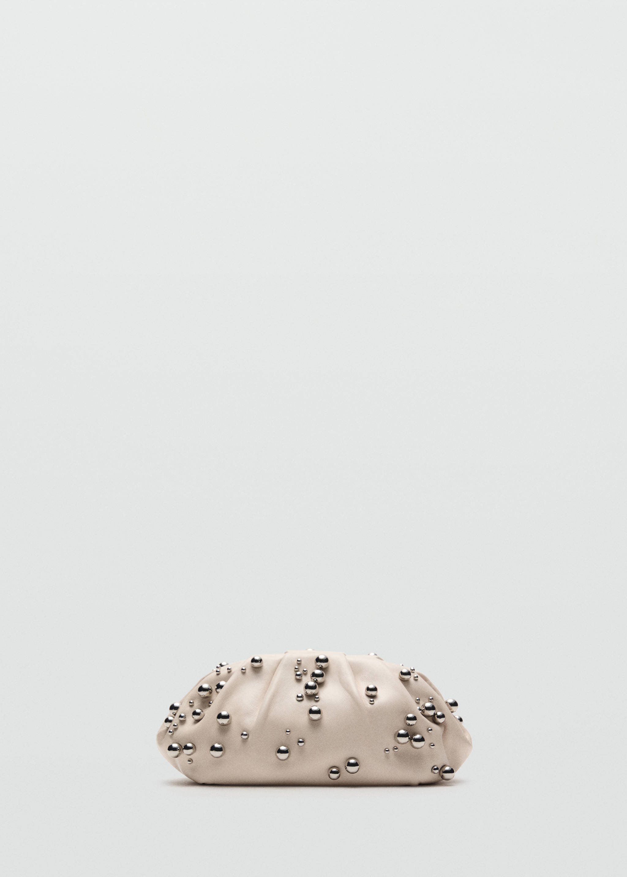 Leather handbag with ball detail - Article without model