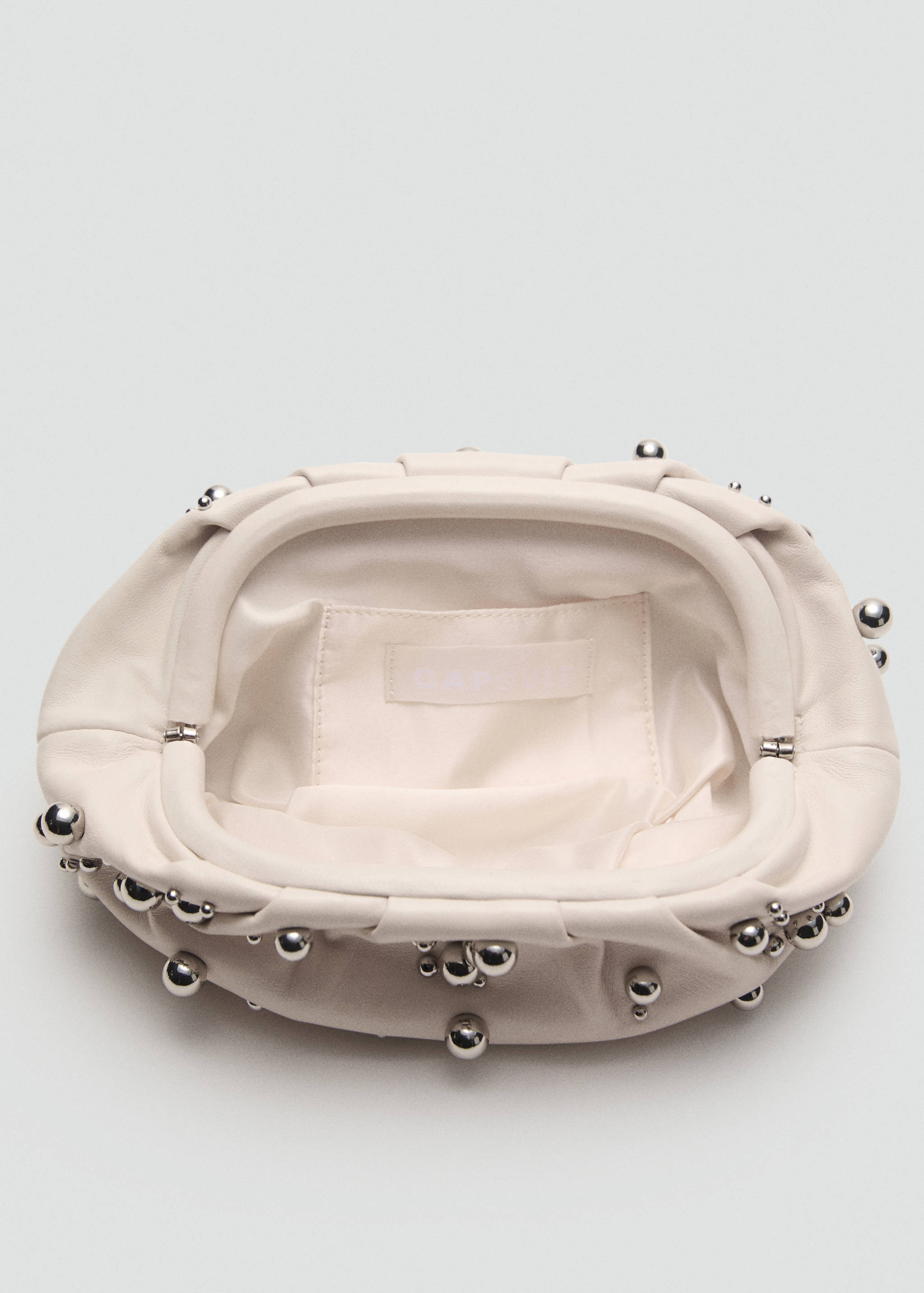 Leather handbag with ball detail - Details of the article 2