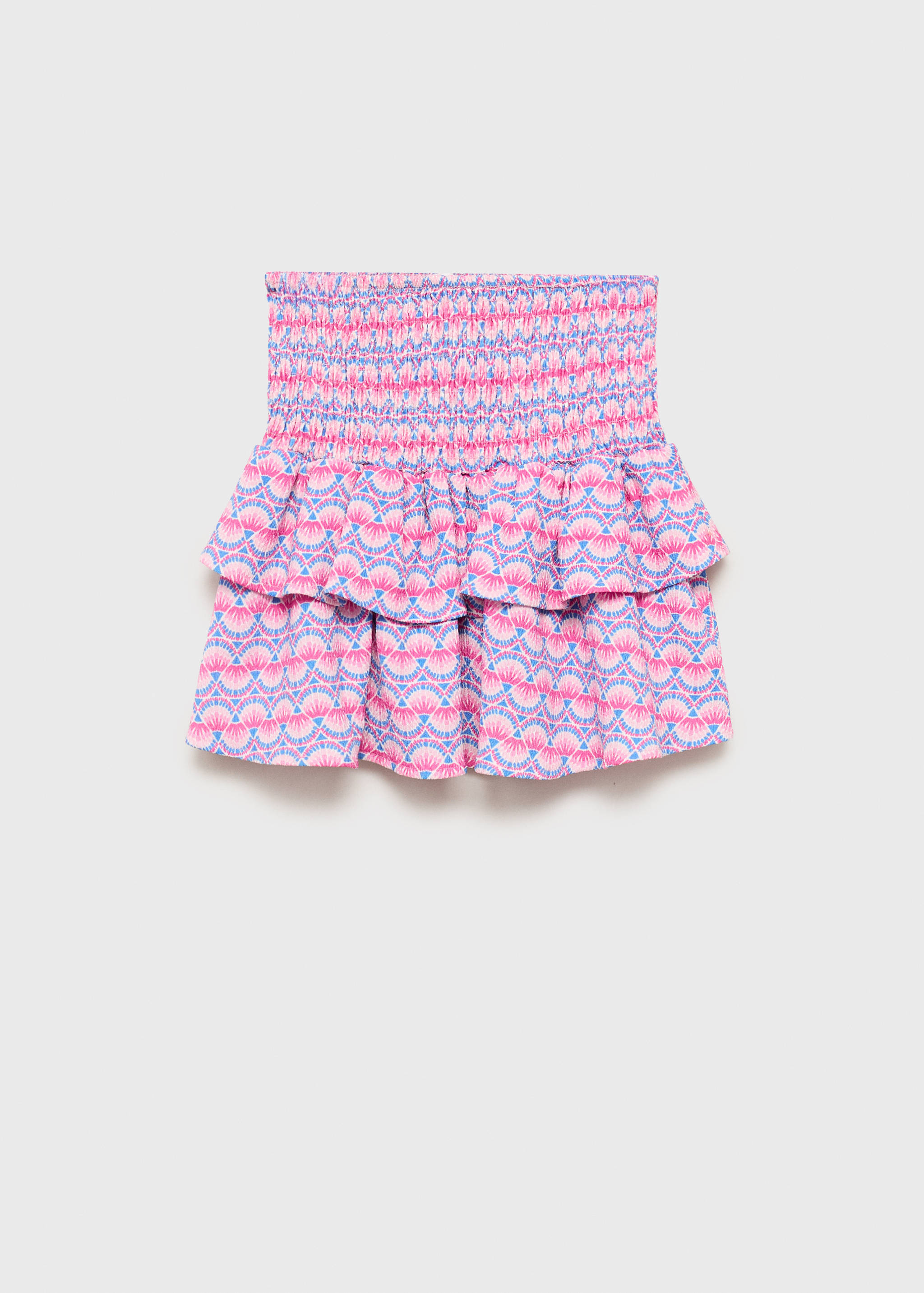 Printed skirt with ruffles - Article without model