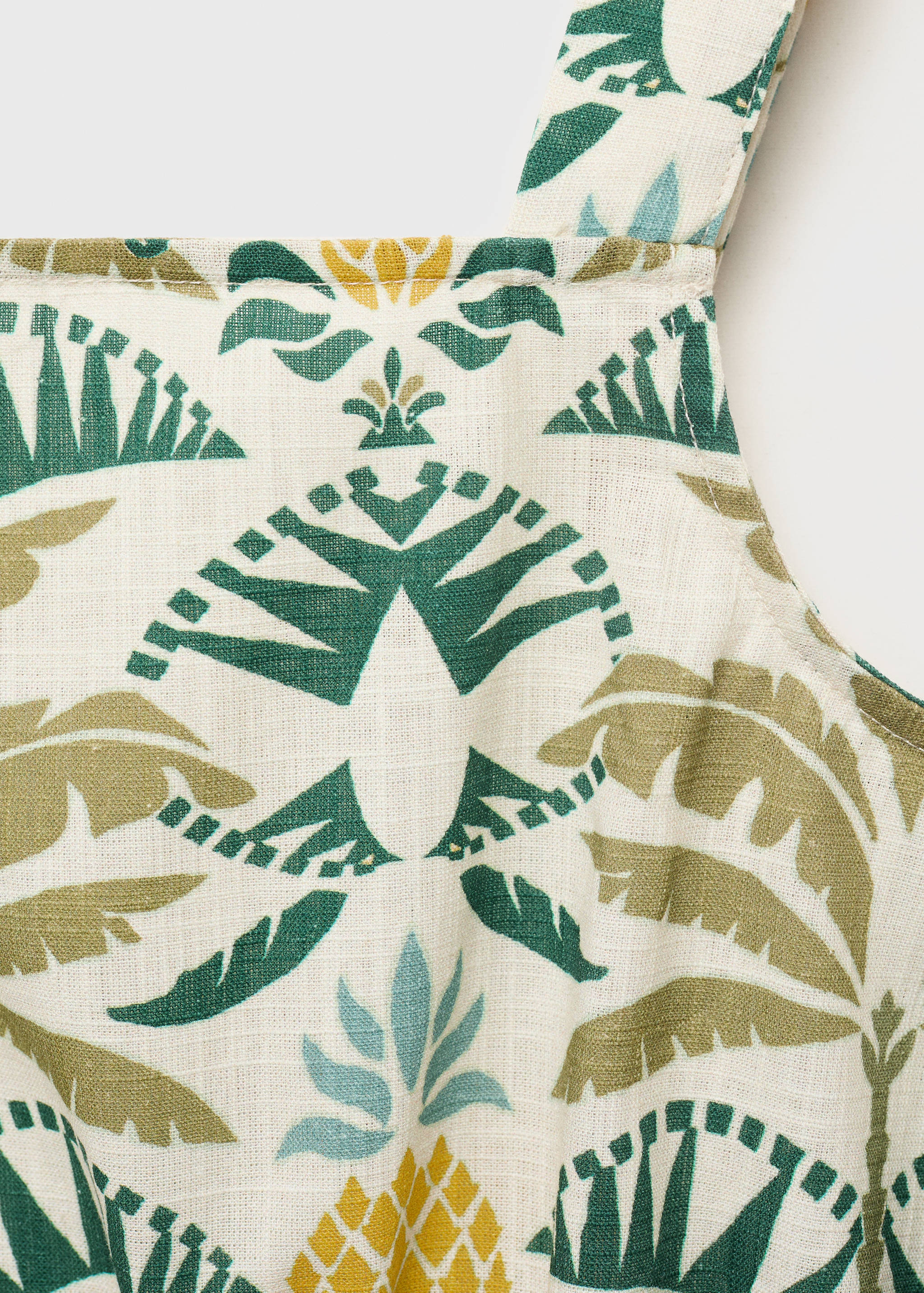 Tropical print jumpsuit - Details of the article 0