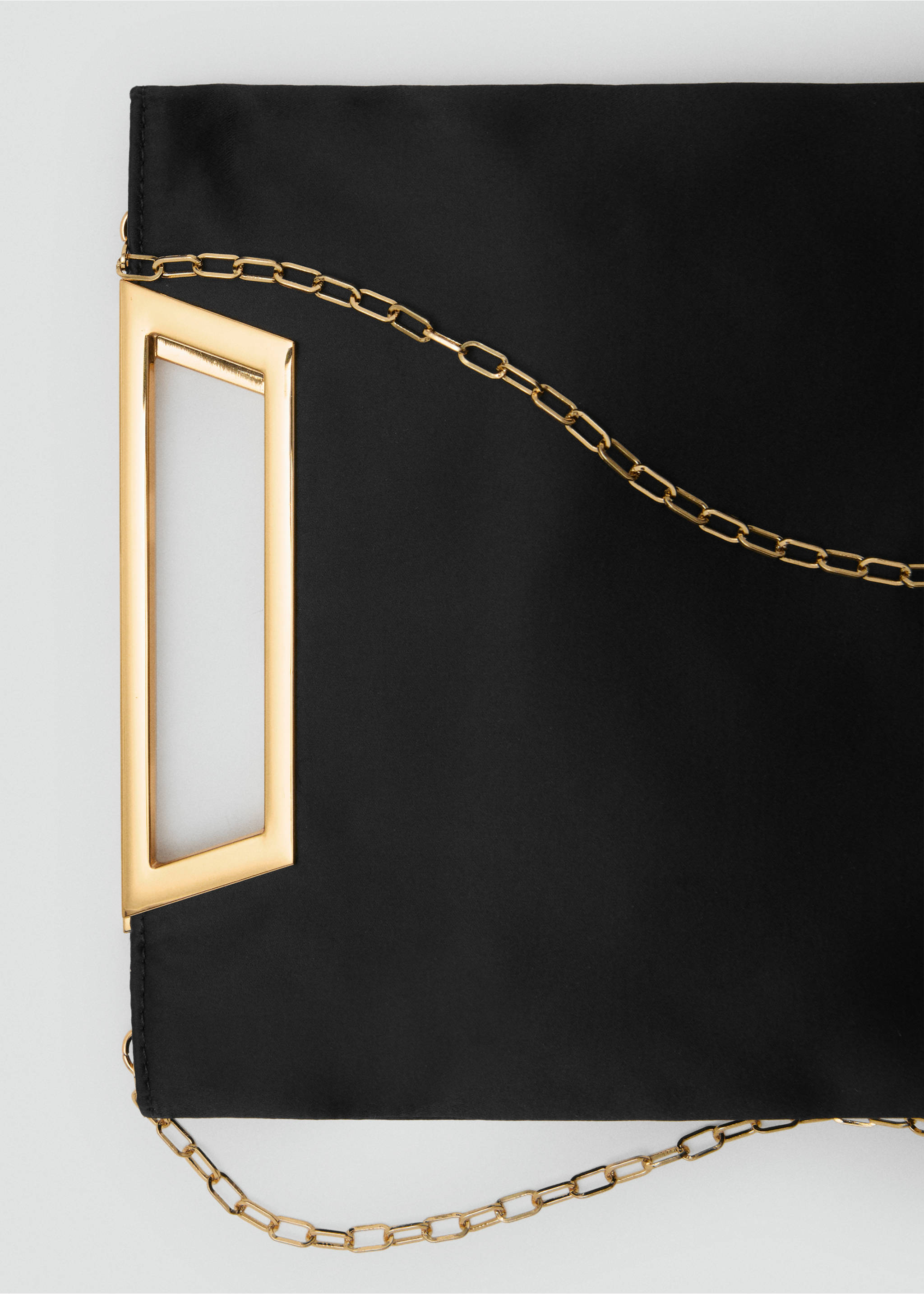 Bolso mano asa metálica - Detalle del artículo 2, Negro. Ref: 17051254-00.