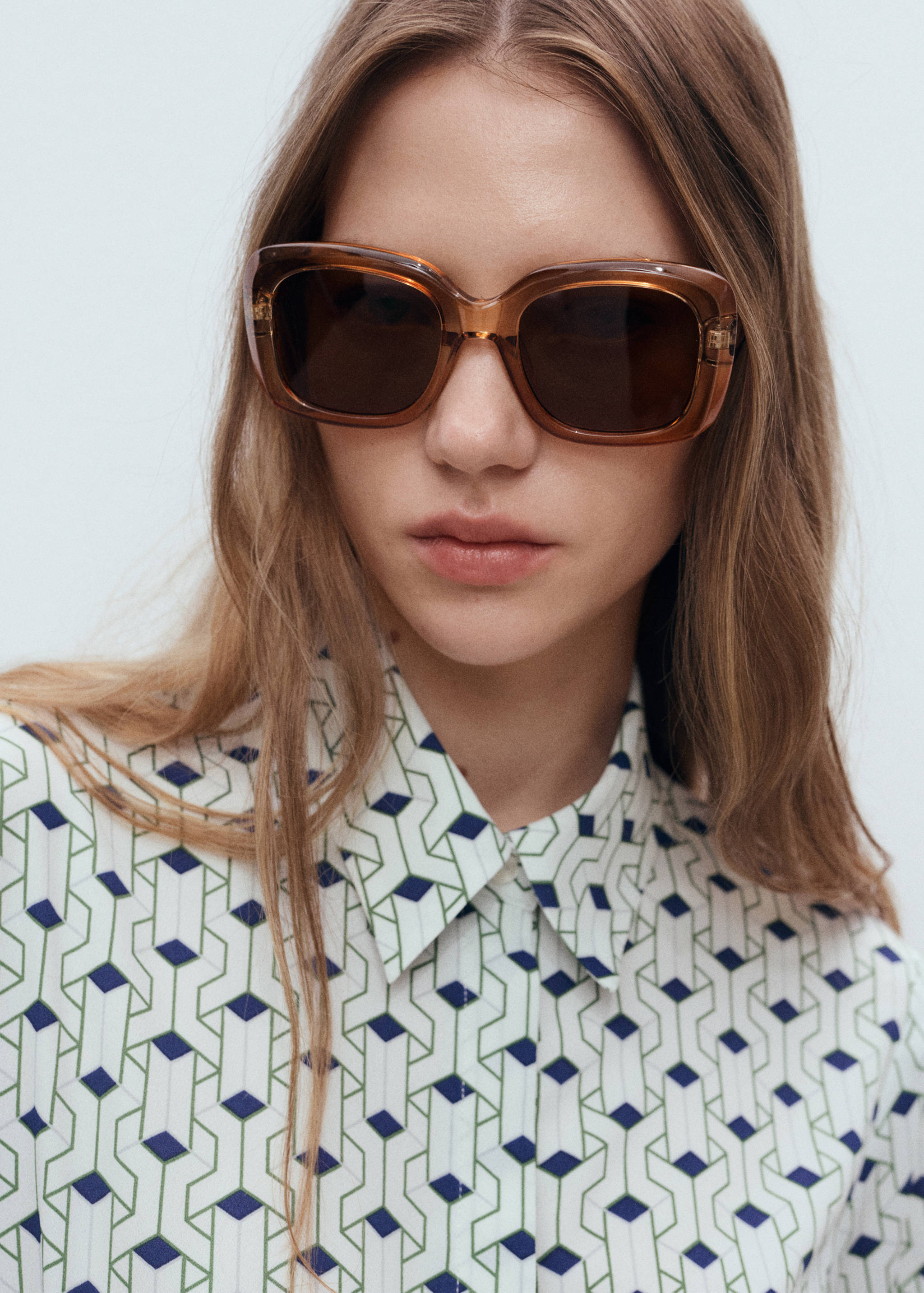 Geometric print shirt - Details of the article 1