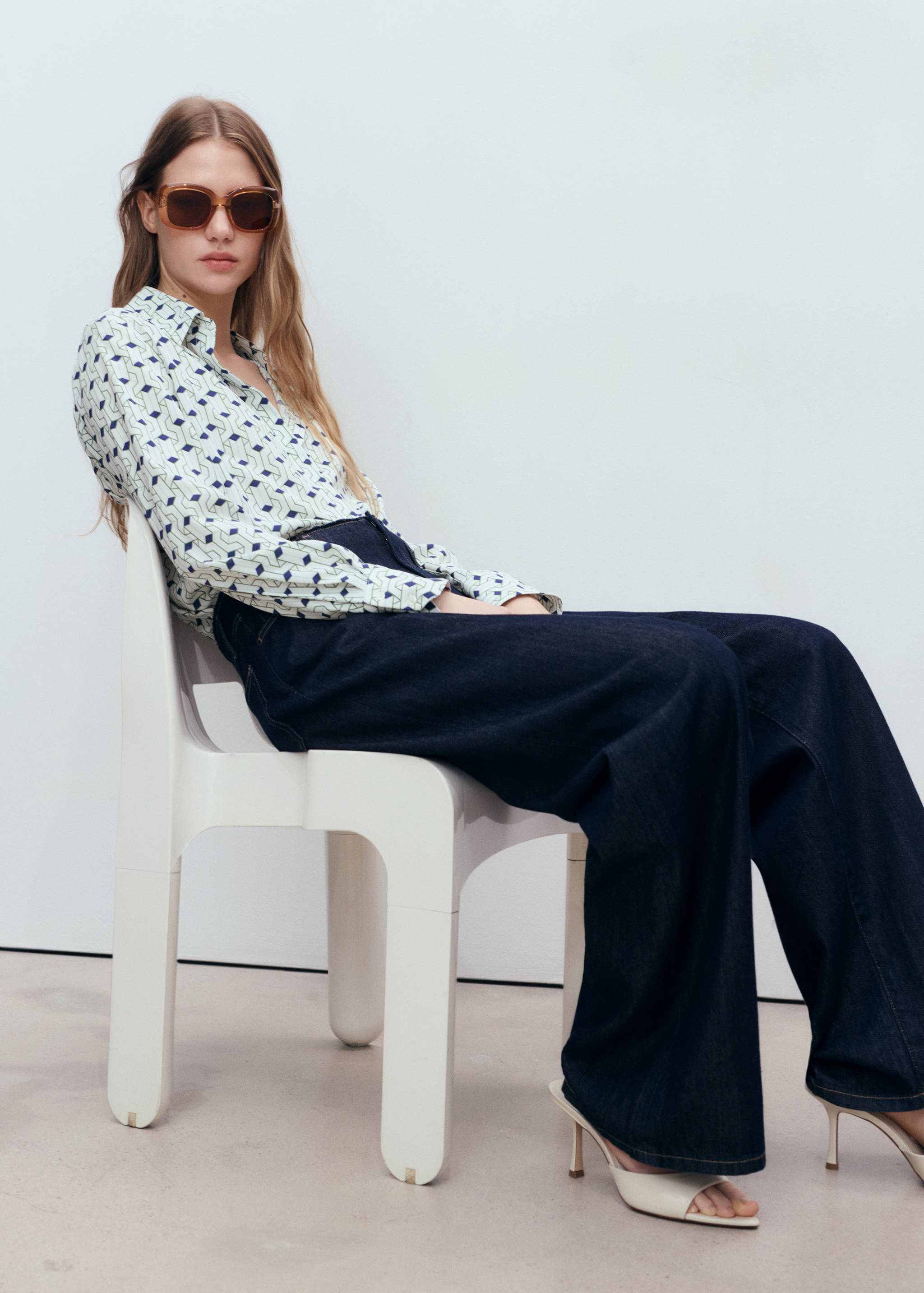 Geometric print shirt - Details of the article 2