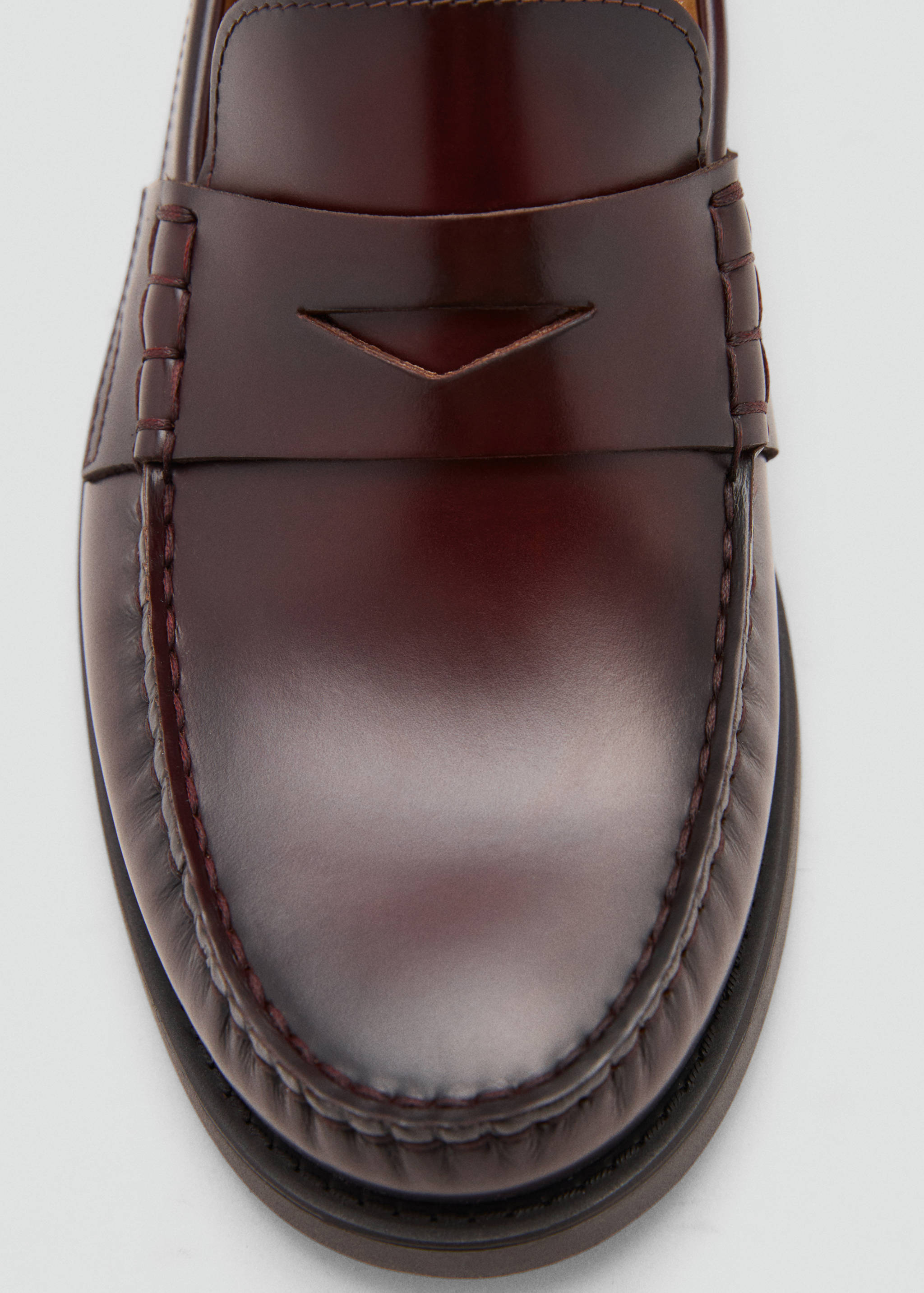 Aged-leather loafers - Details of the article 3
