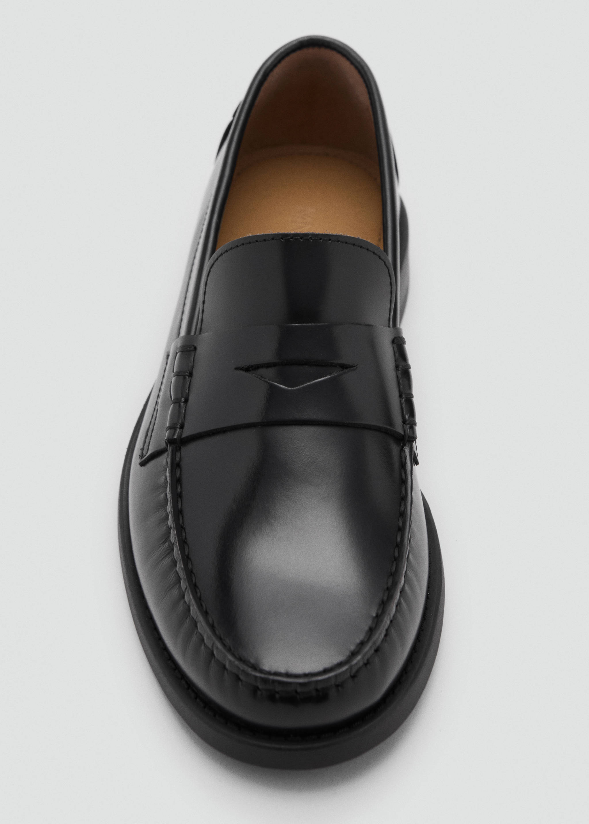 Aged-leather loafers - Details of the article 2