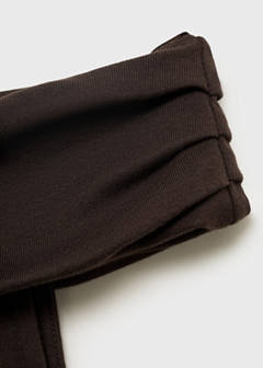 Strapless dress — Brown 7