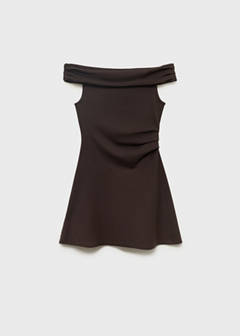Strapless dress — Brown 6