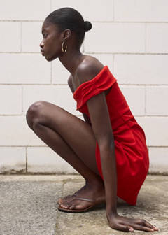 Strapless dress — Red 5