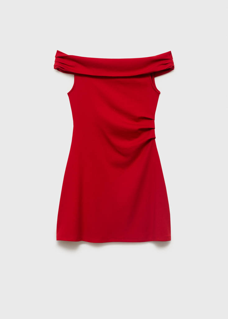 Strapless dress — Red