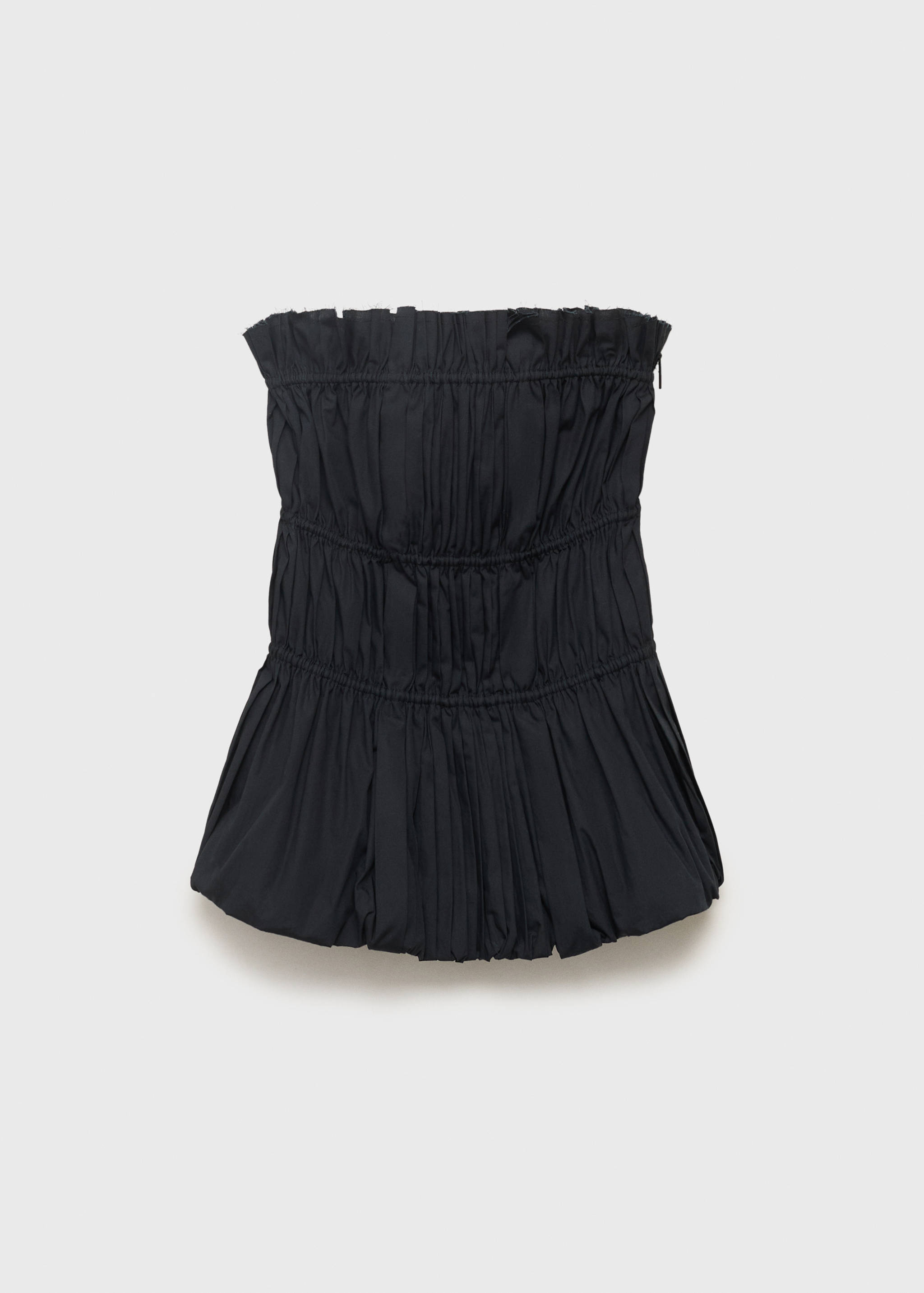Ruched strapless top - Article without model