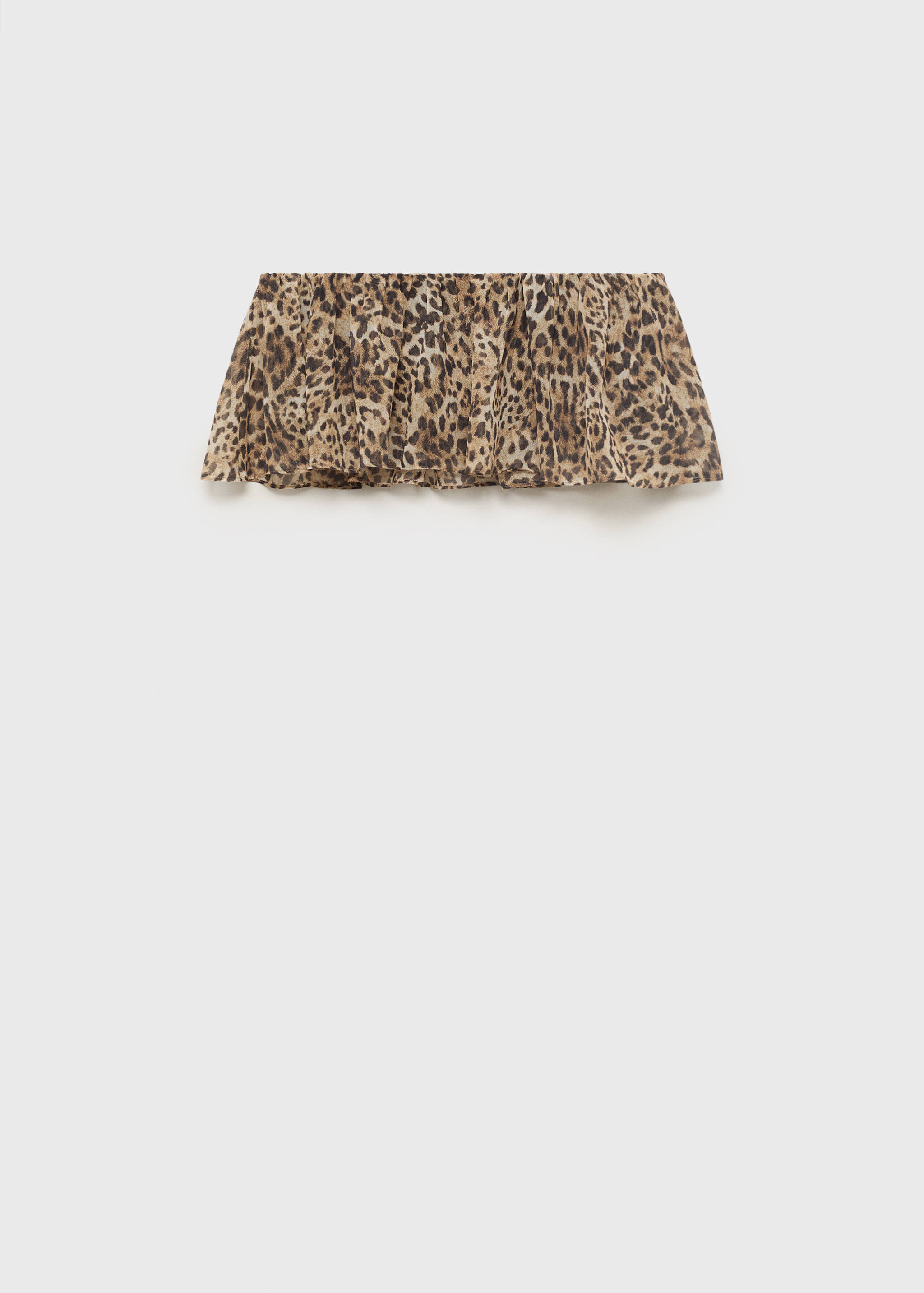 Animal-print crop top - Article without model