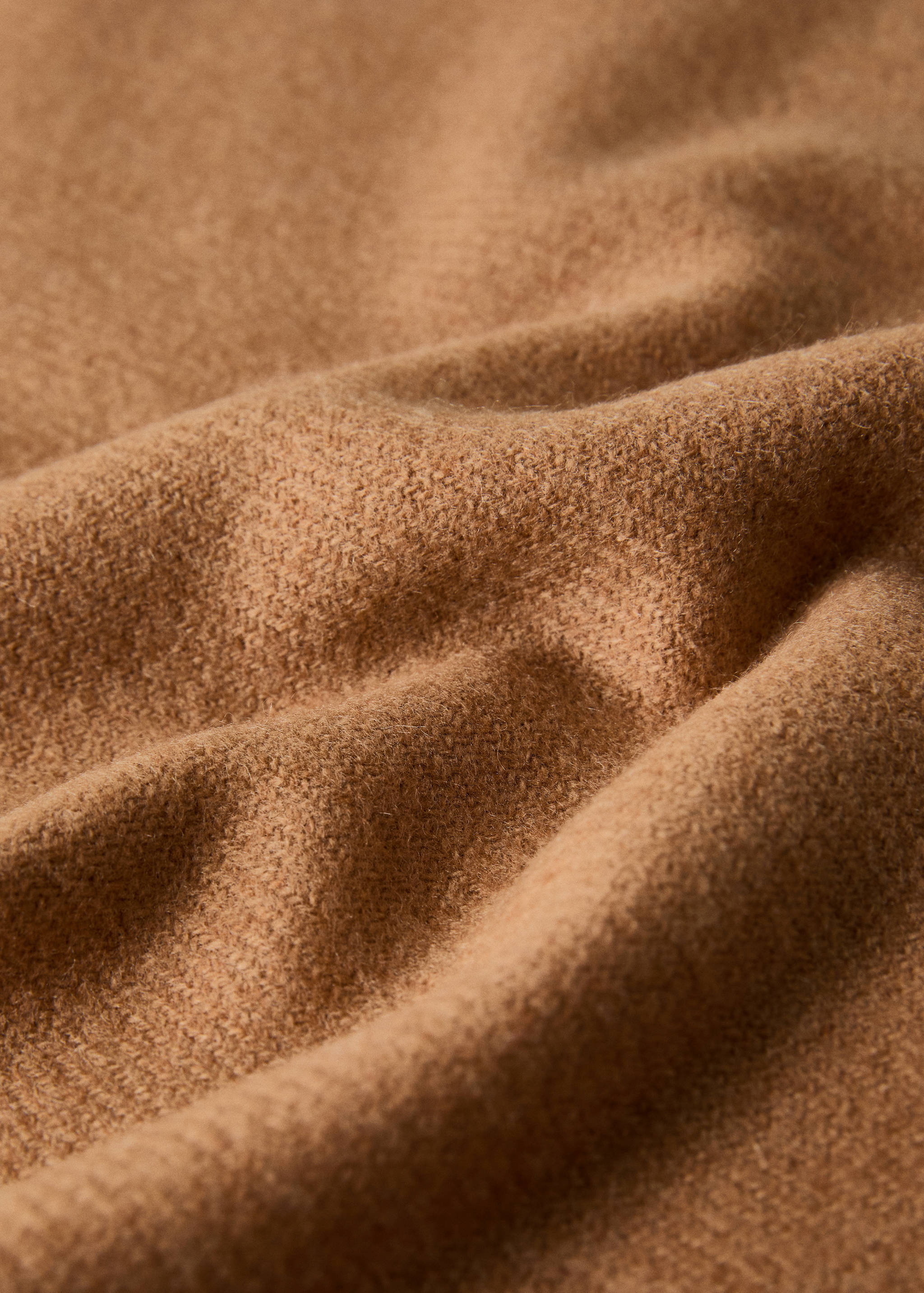 Wool-blend blanket with fringes - Details of the article 2