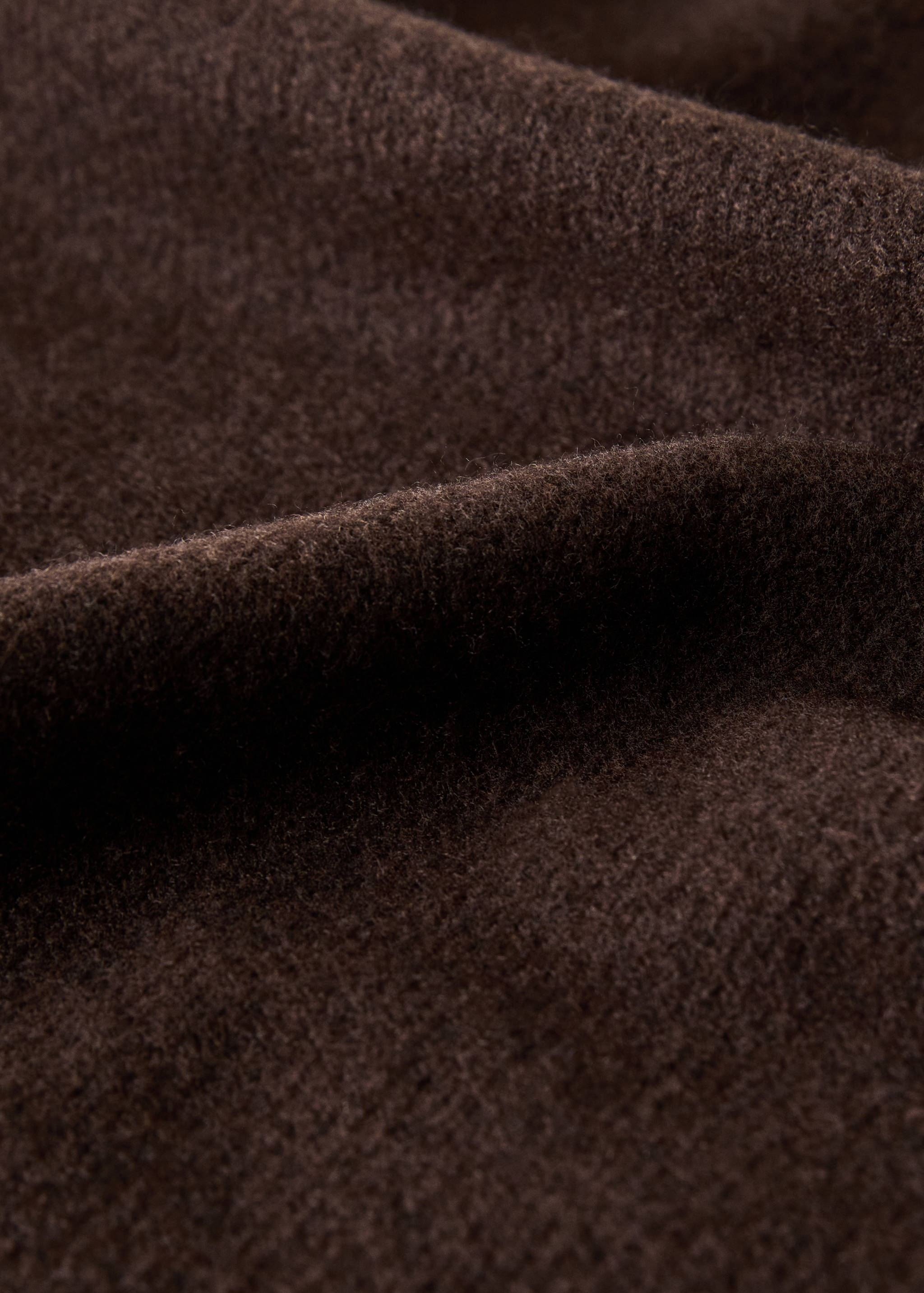 Wool-blend blanket with fringes - Details of the article 2